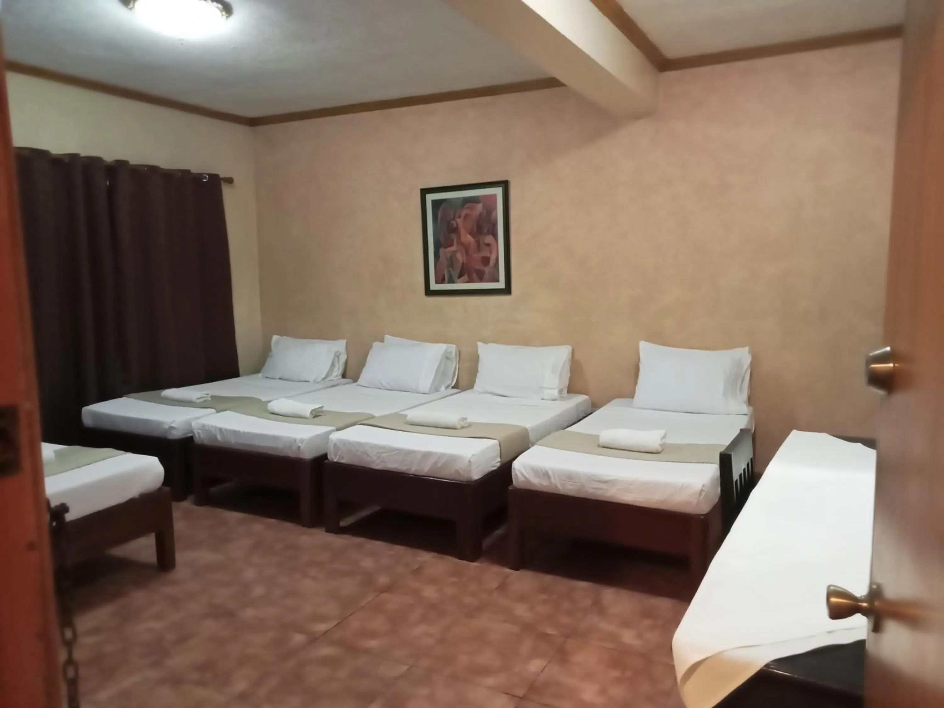 Bathroom, Bed in RedDoorz at Casa Marabella Villamonte Bacolod City