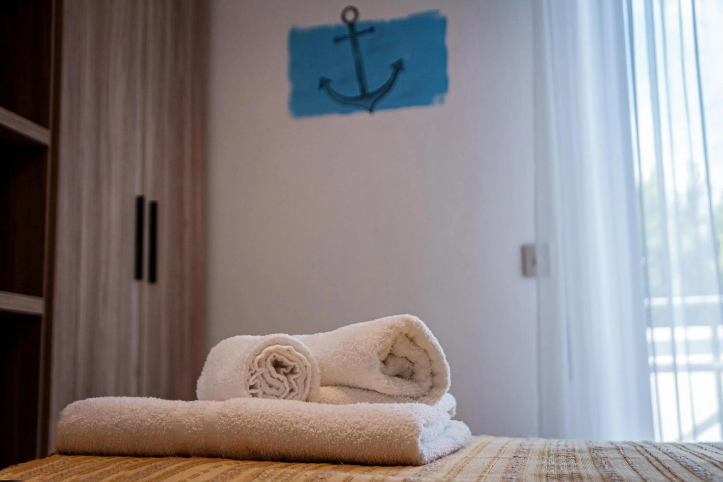 Decorative detail, Bed in Hotel Astrid