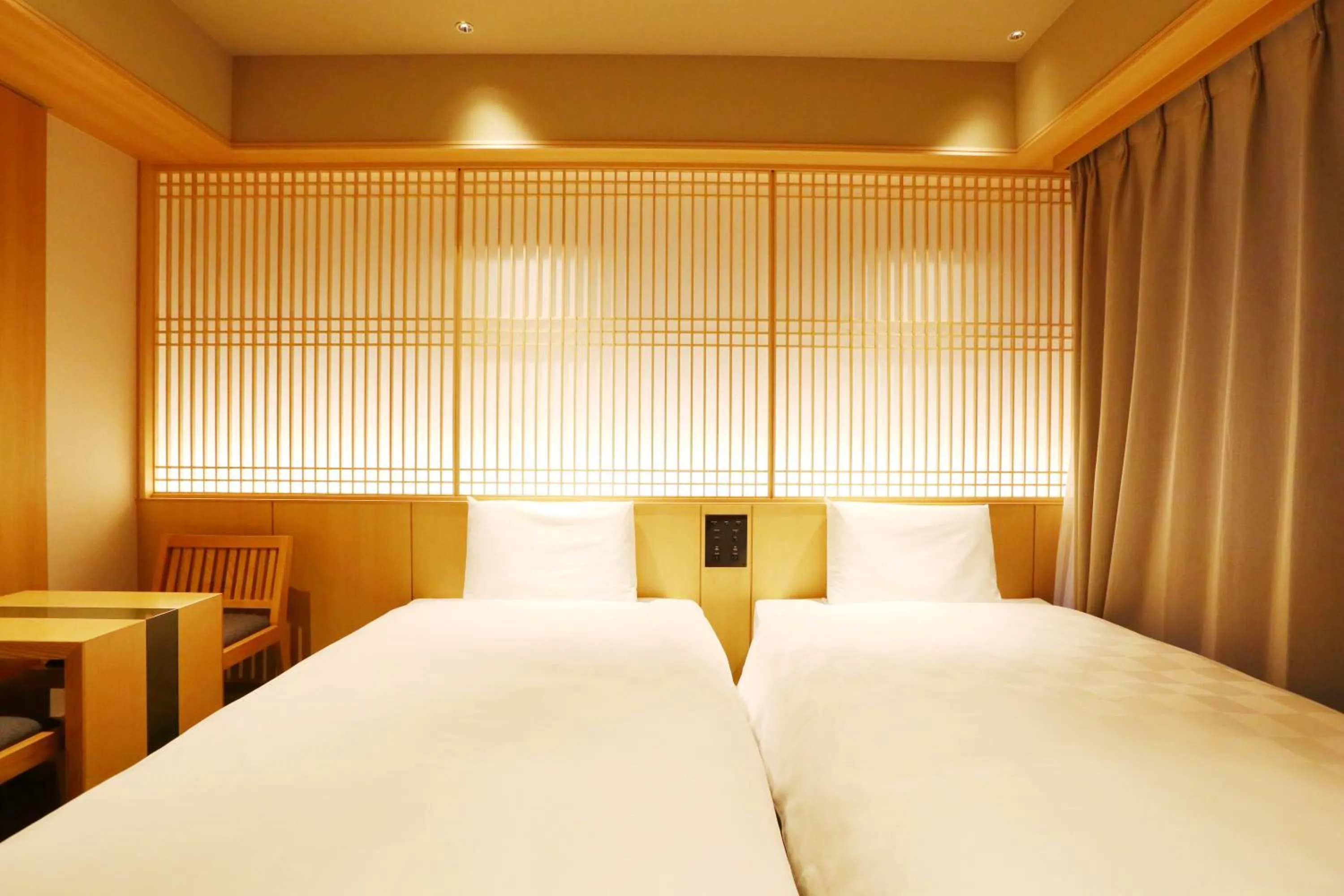 Photo of the whole room, Bed in Henn na Hotel Premier Kyoto Gojo Karasuma -Formerly Watermark Hotel Kyoto-