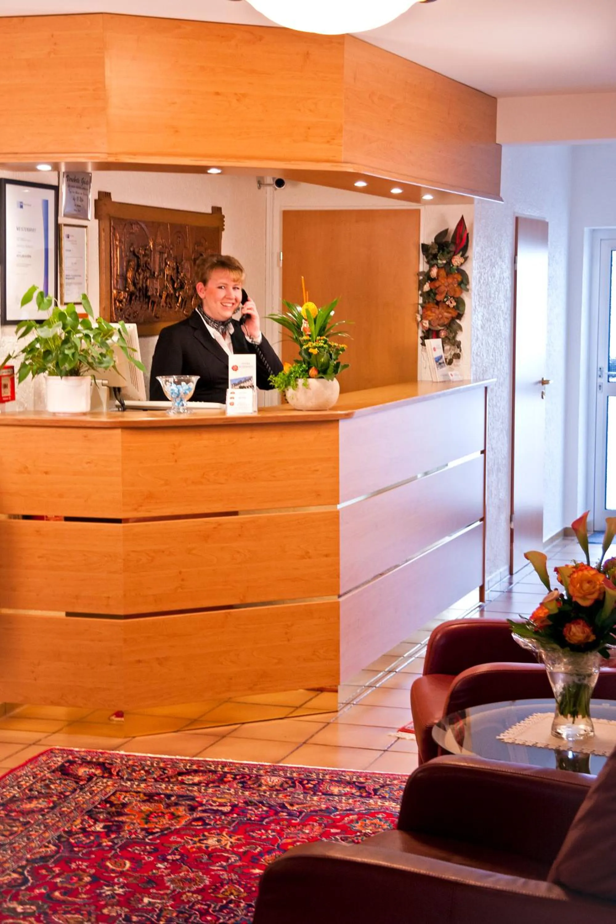 Lobby or reception in Hotel Rosenhof