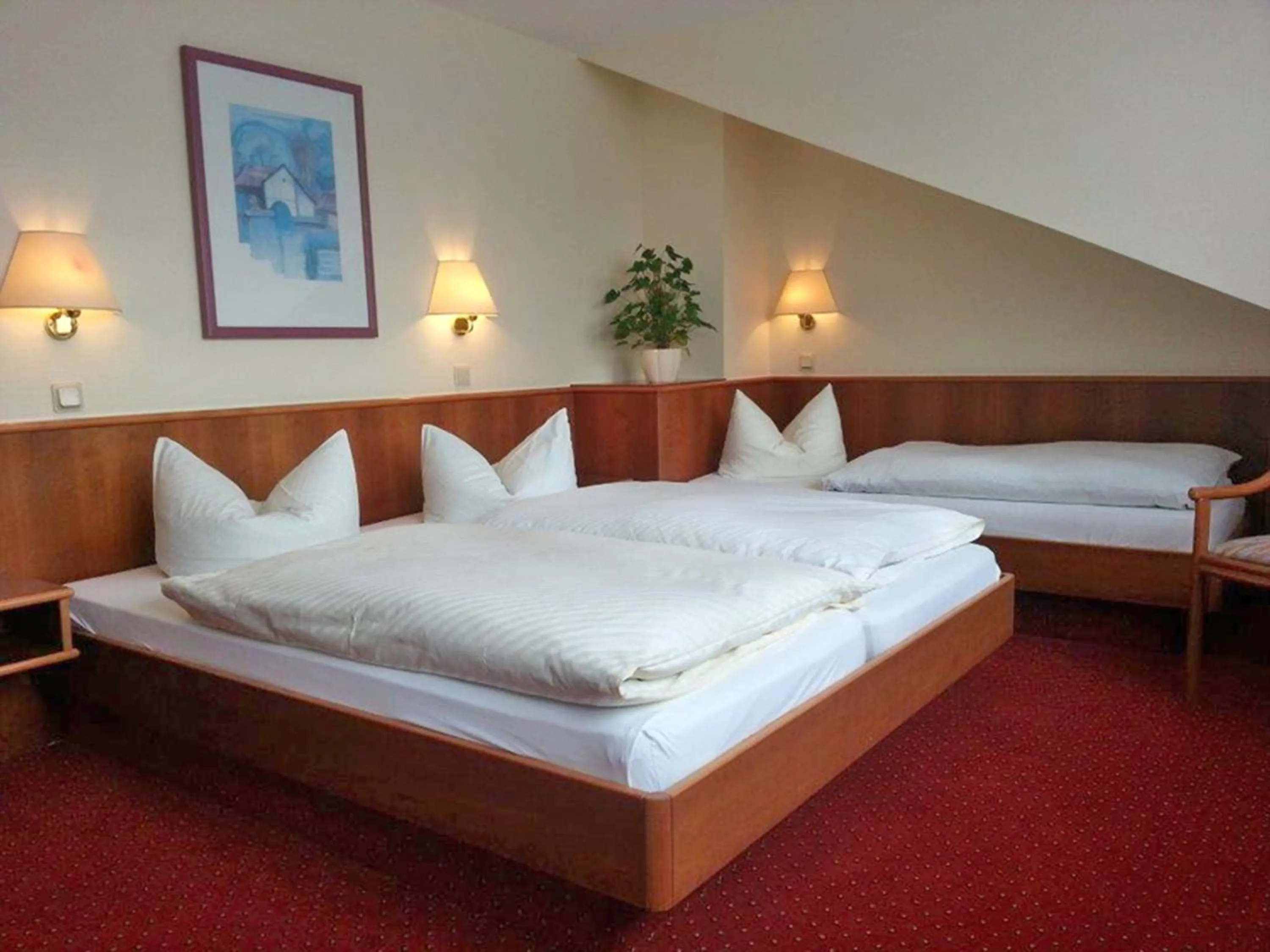 Photo of the whole room, Bed in Hotel Rosenhof