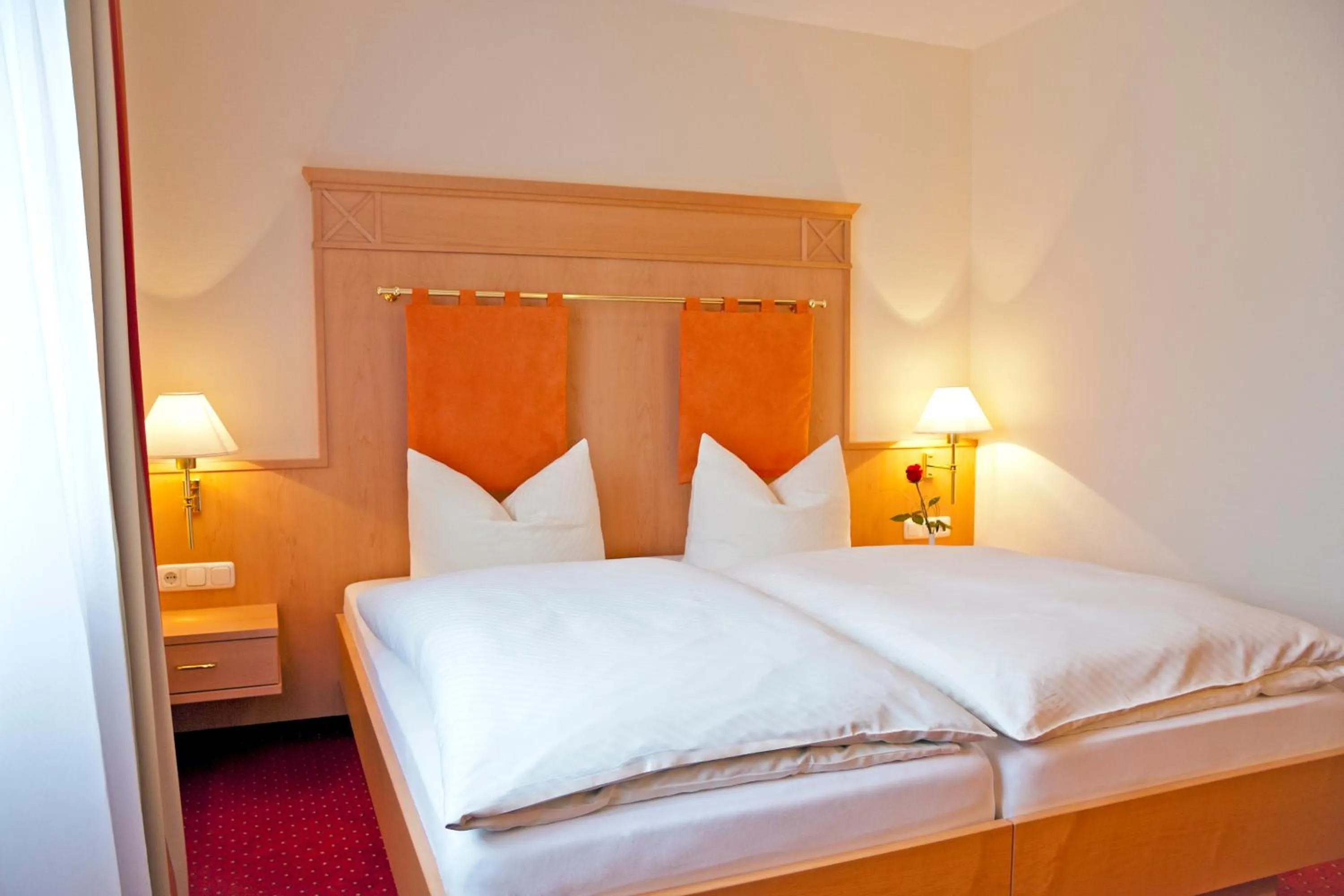 Bed in Hotel Rosenhof