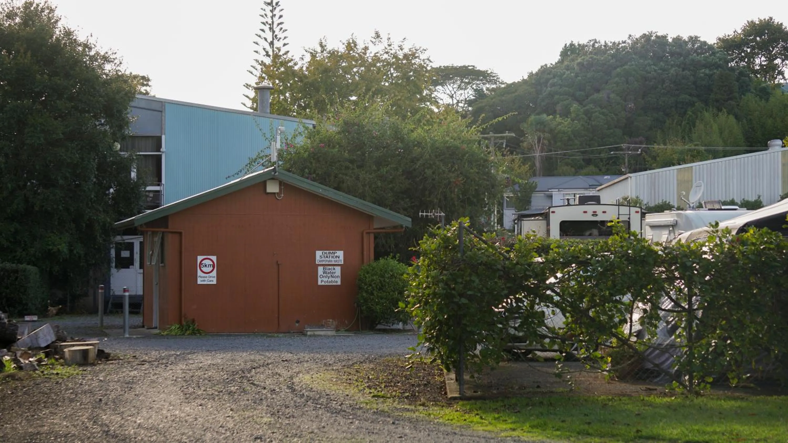 Property building in Whangarei Central Holiday Park