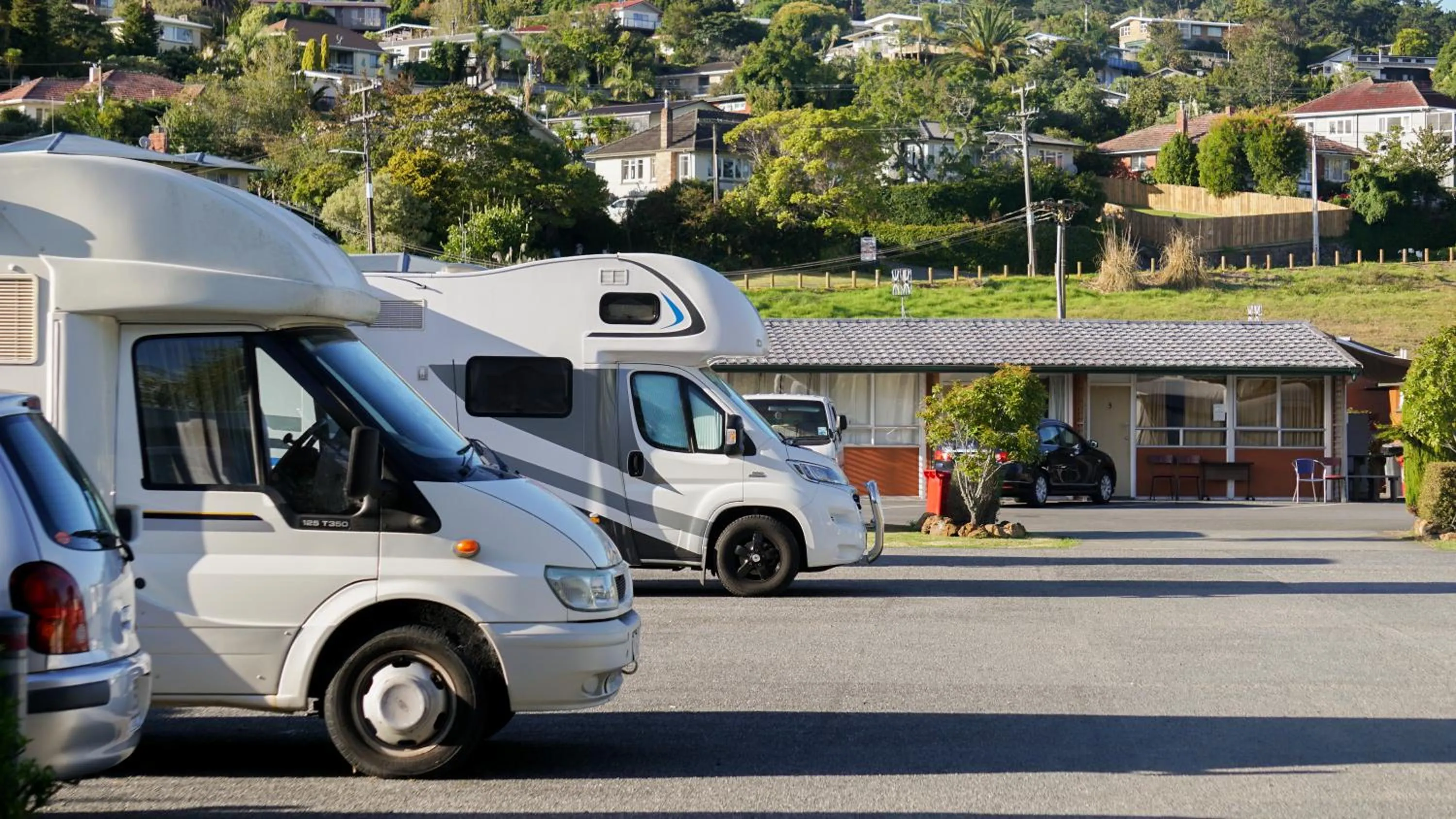 Parking in Whangarei Central Holiday Park