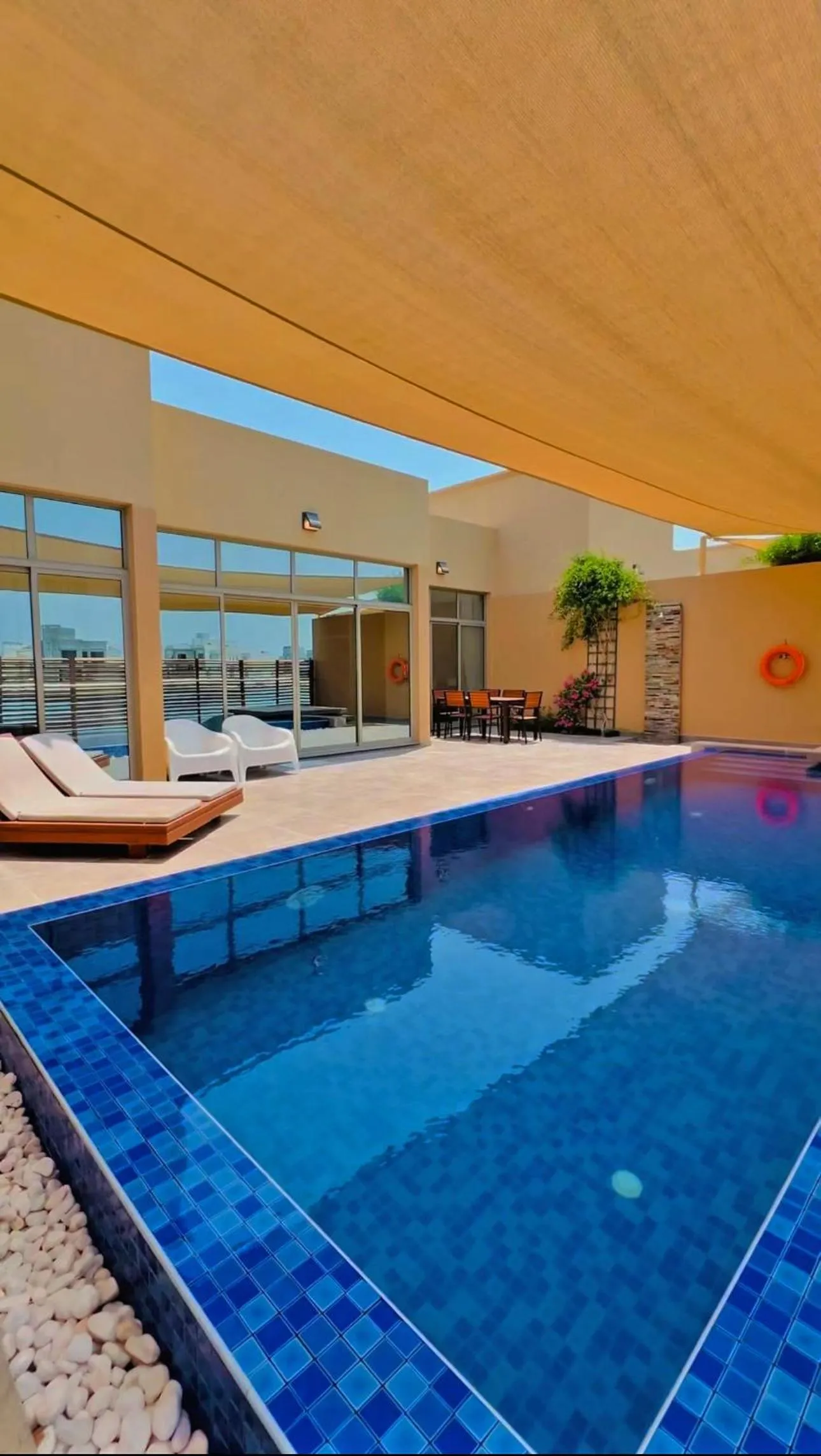 Pool view in Jaw Resort & Spa