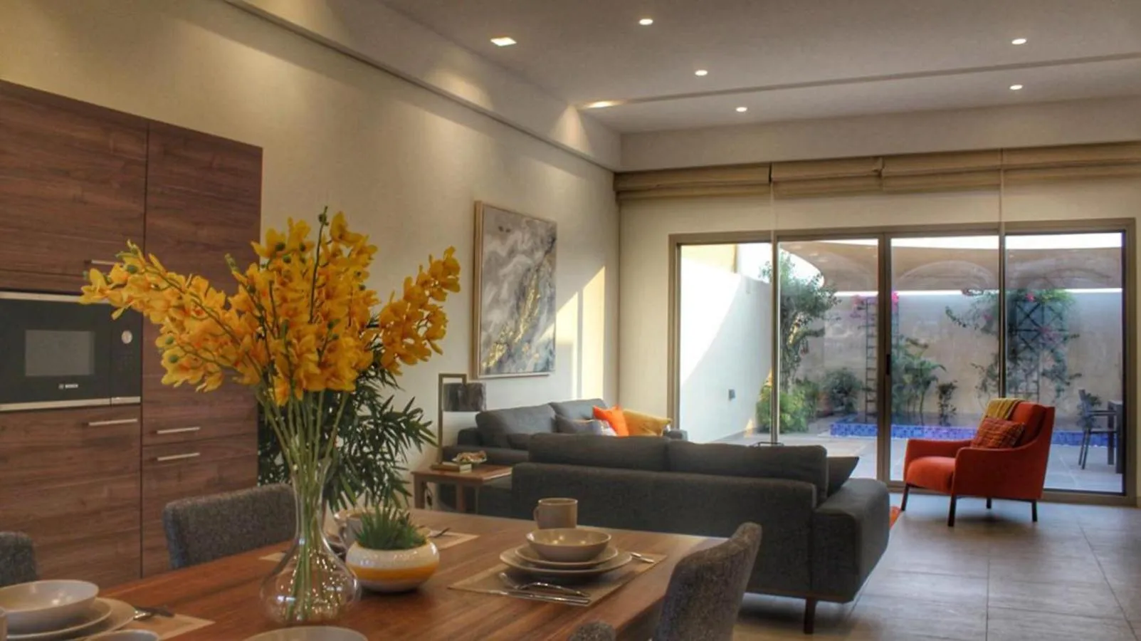 Living room in Jaw Resort & Spa