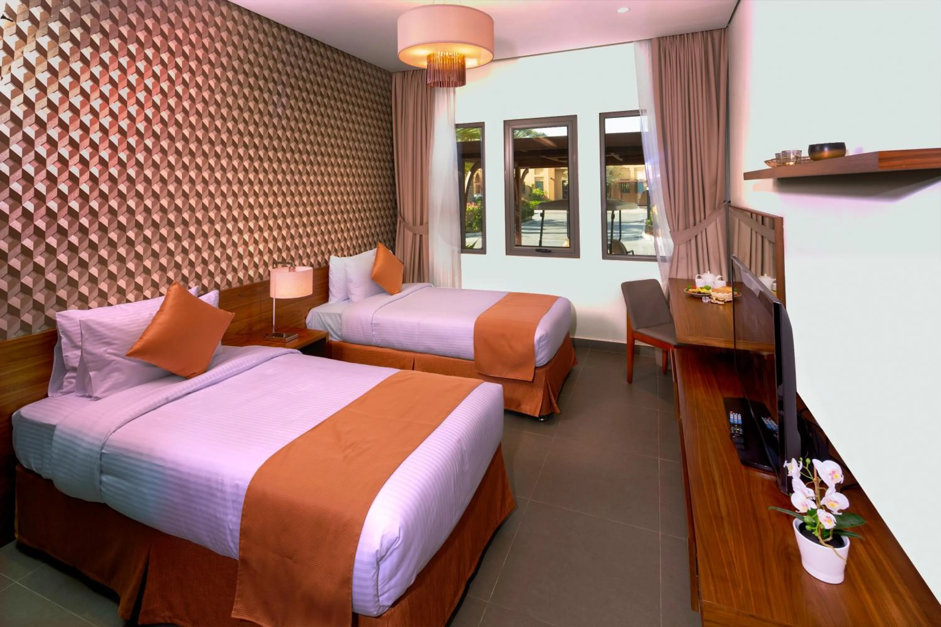 Bed in Jaw Resort & Spa