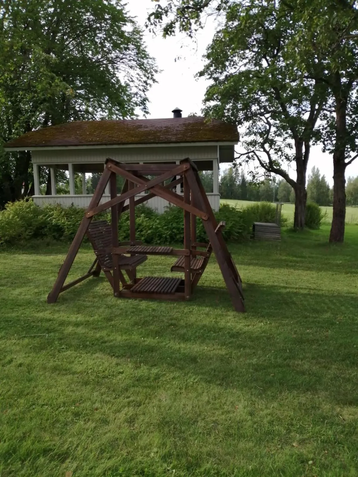 Inner courtyard view in Kartanomajoitus Sofia & Angelique