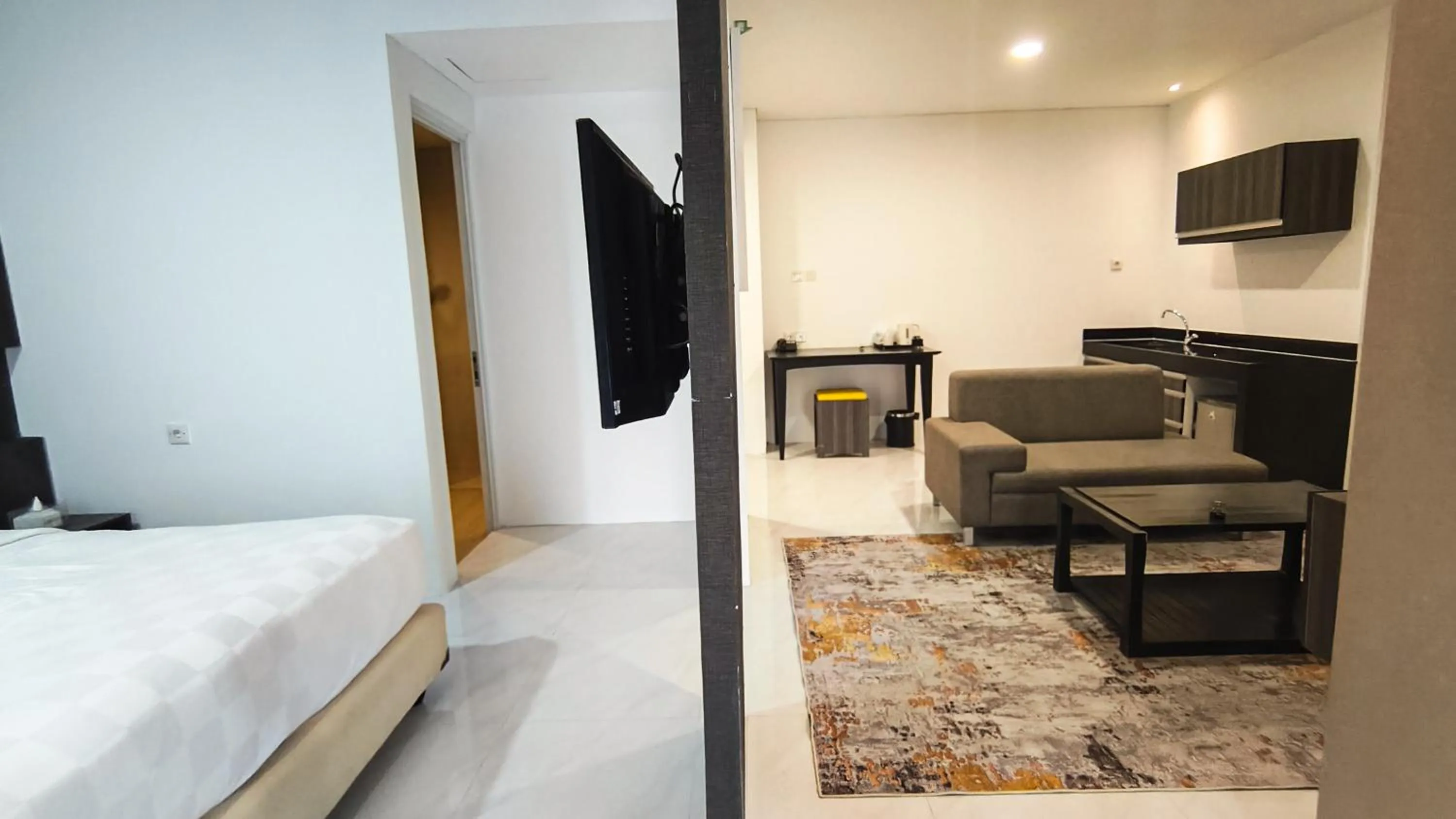 Bed in Yasmin Hotel Karawaci