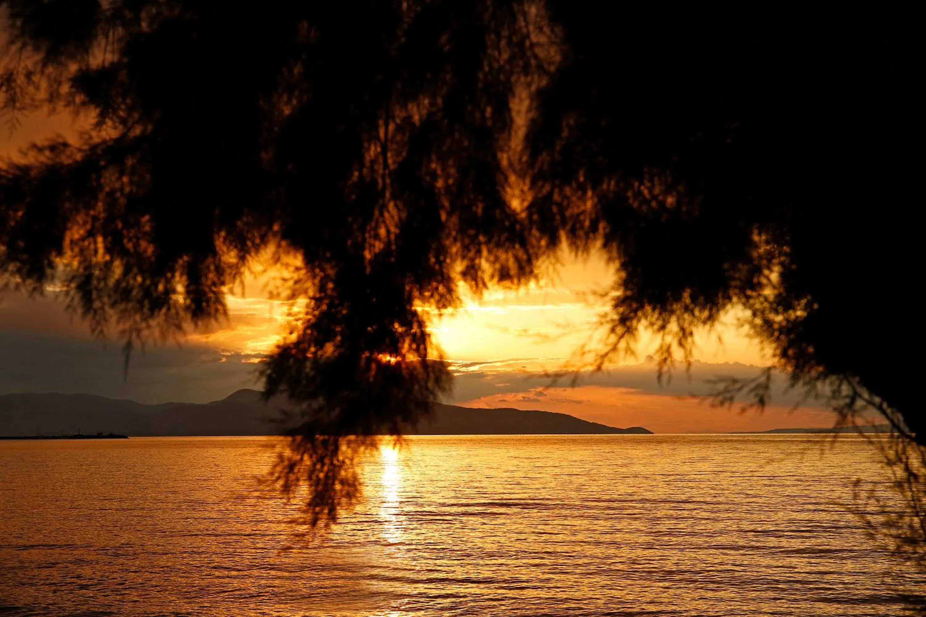 Sunset in Agistri Apartments
