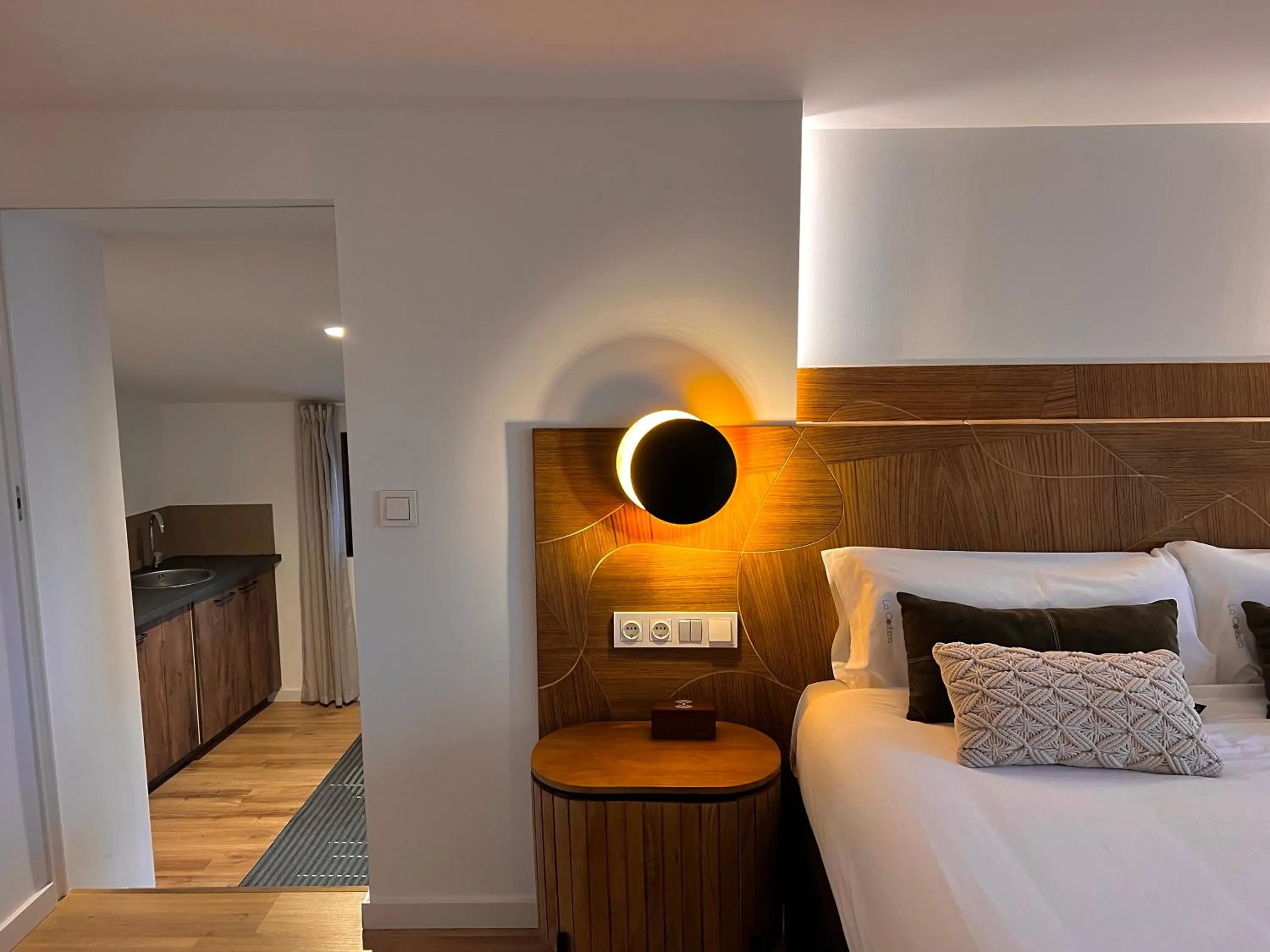 Bed in Hostal del vino LA COSTERA