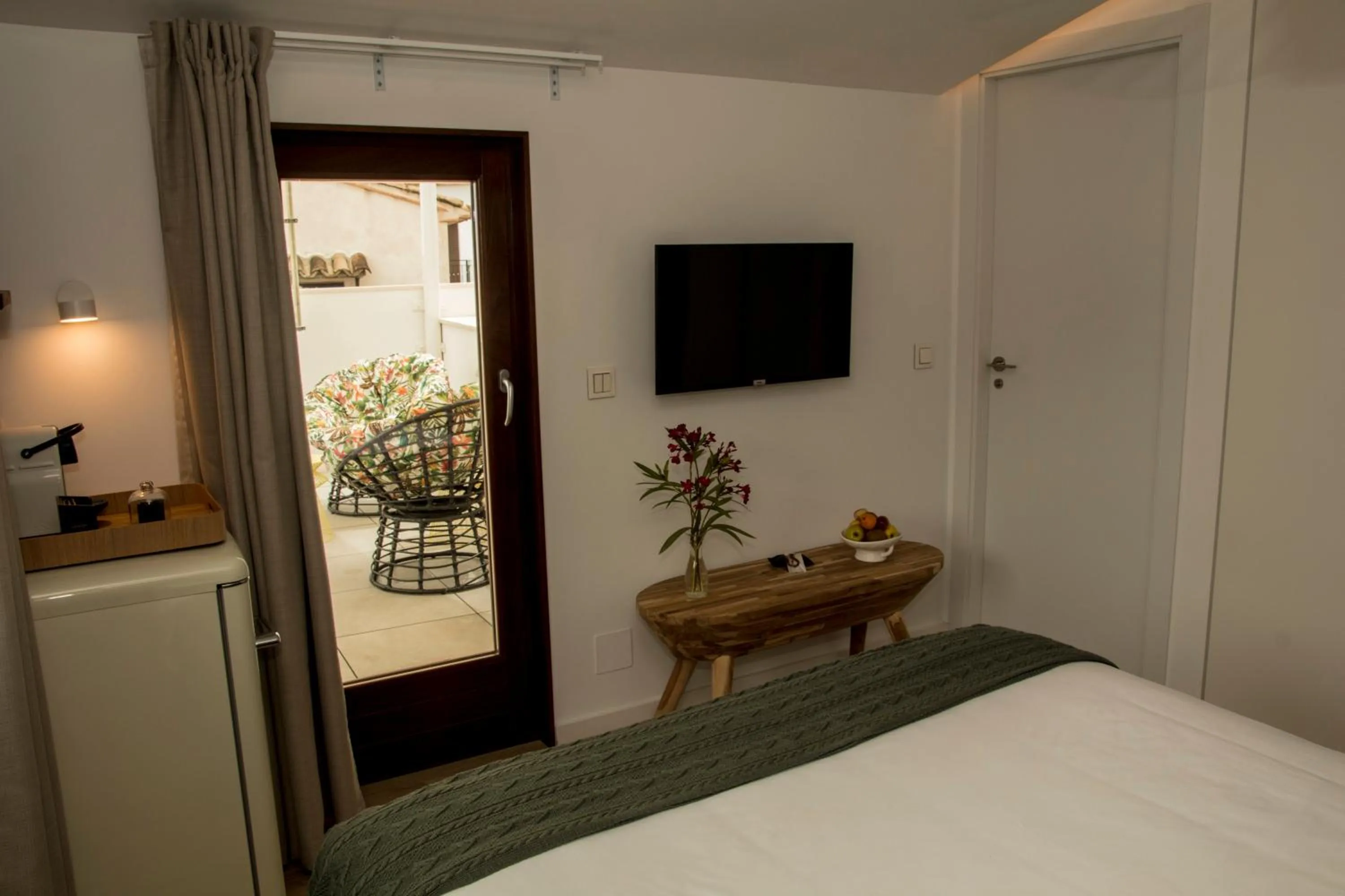 Bed in Hostal del vino LA COSTERA