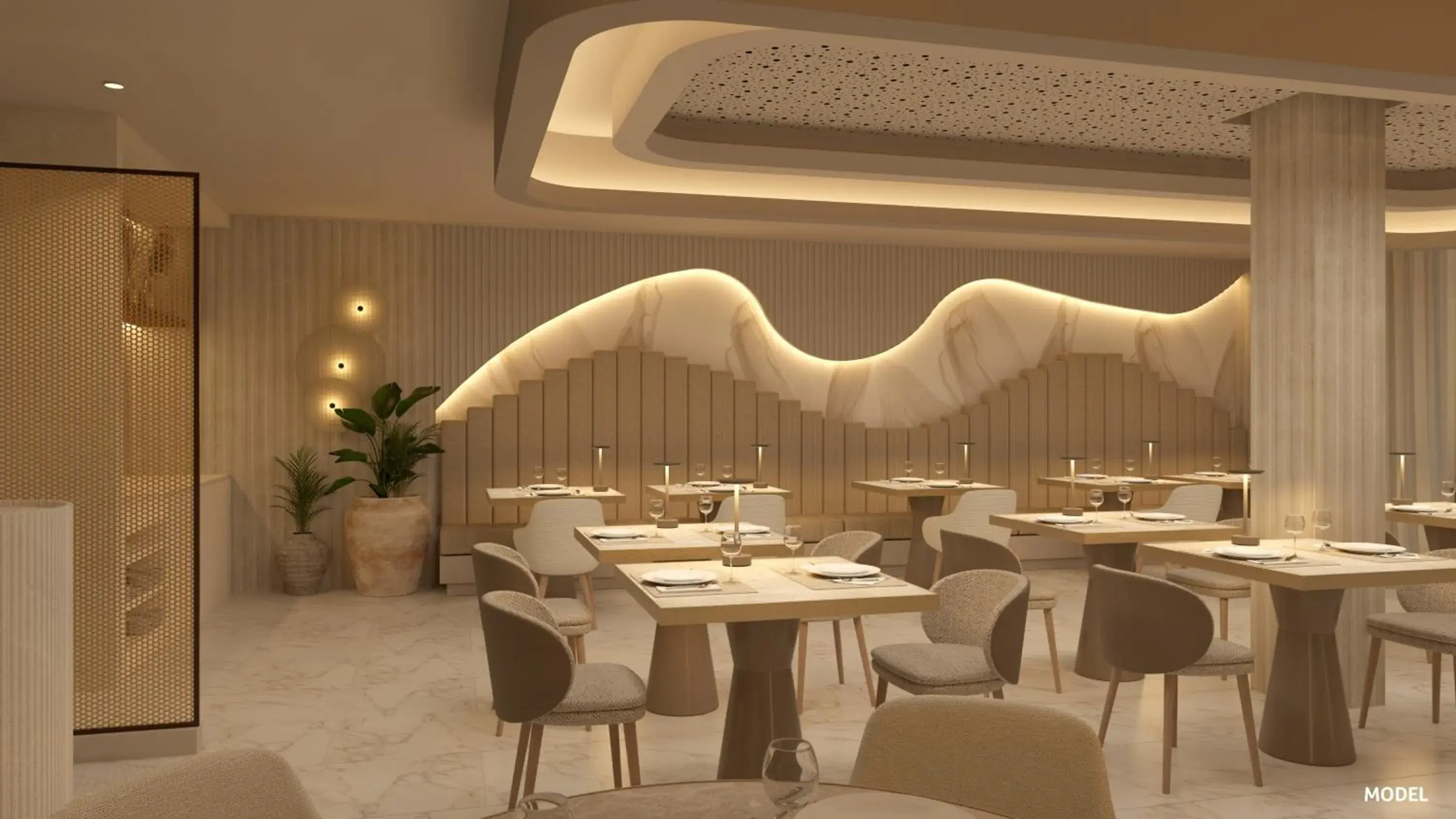 Dining area in Hotel Riu Palace Nautilus - Adults Only Dining area in Hotel Riu Palace Nautilus - Adults Only