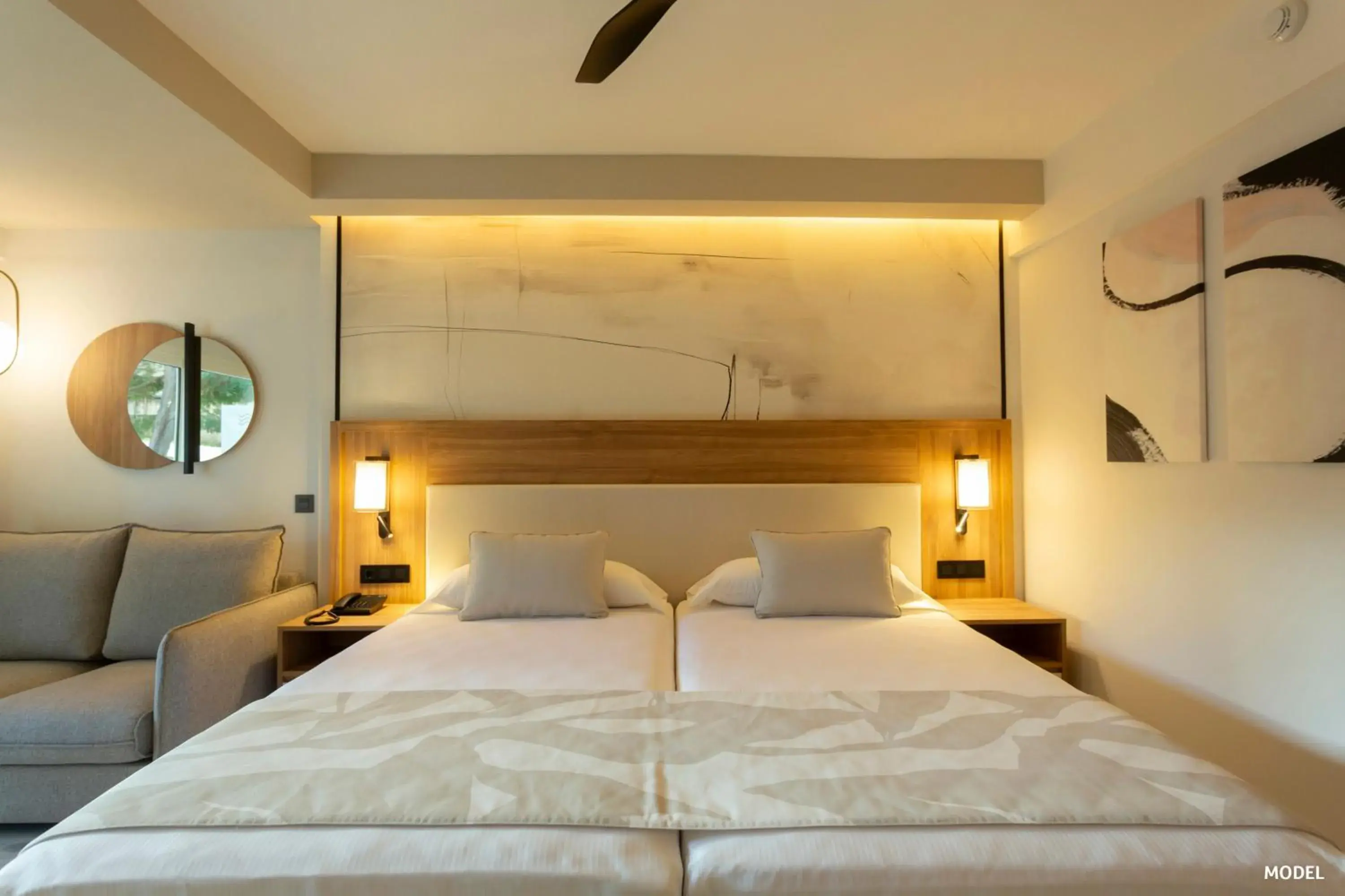 Bedroom, Bed in Hotel Riu Palace Nautilus - Adults Only Bedroom, Bed in Hotel Riu Palace Nautilus - Adults Only