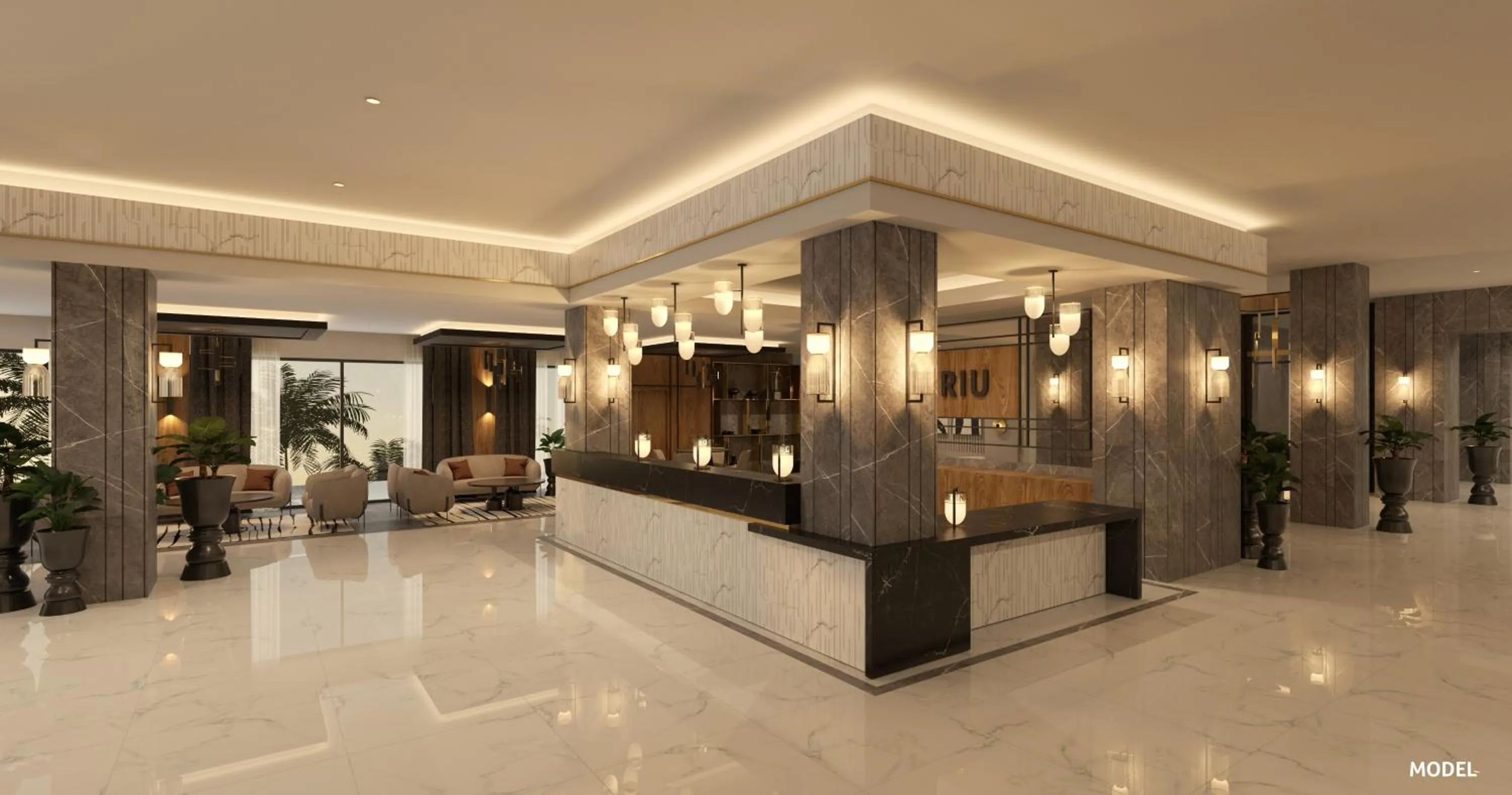 Lobby or reception in Hotel Riu Palace Nautilus - Adults Only