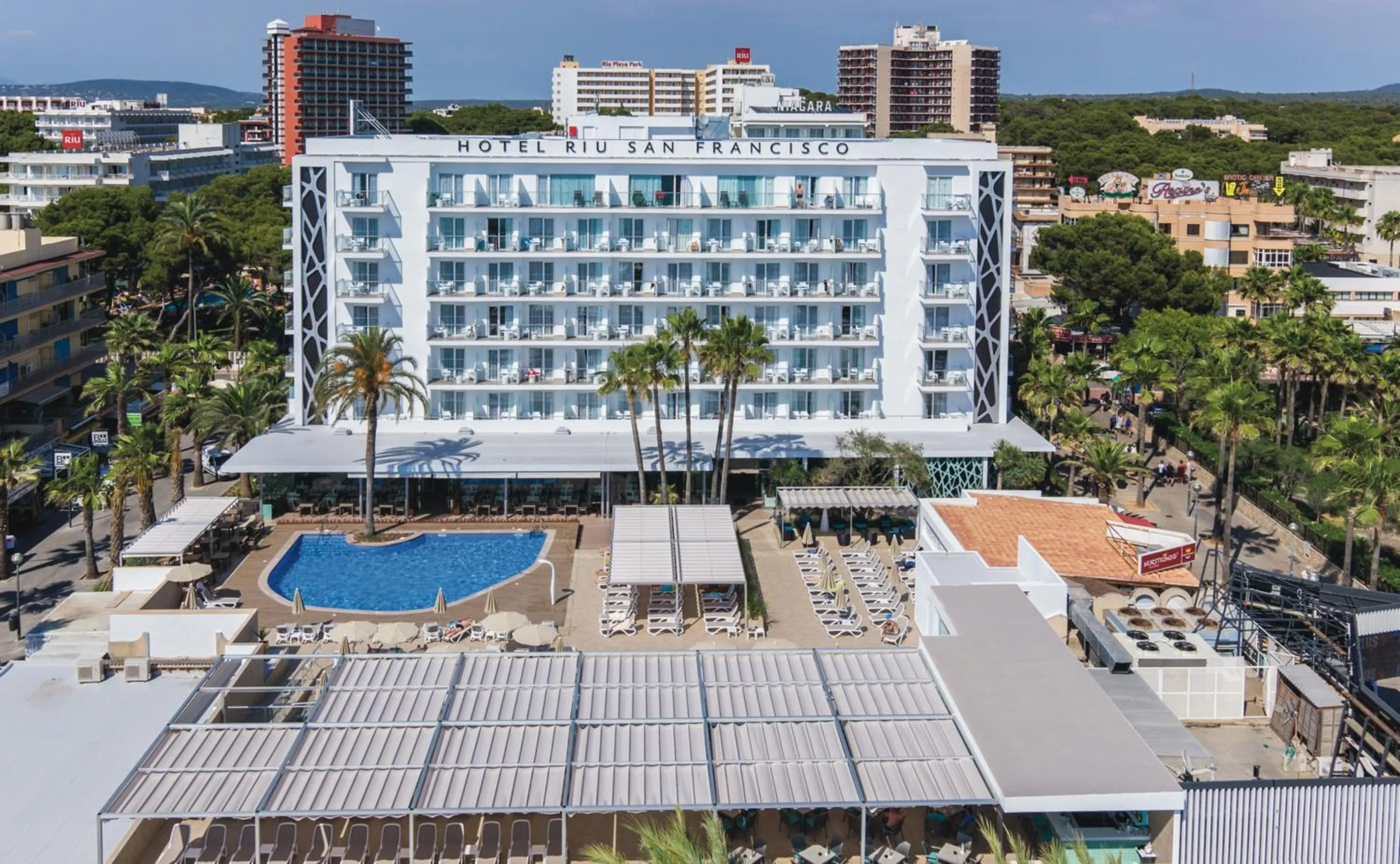 Bird's eye view in Hotel Riu San Francisco - Adults Only