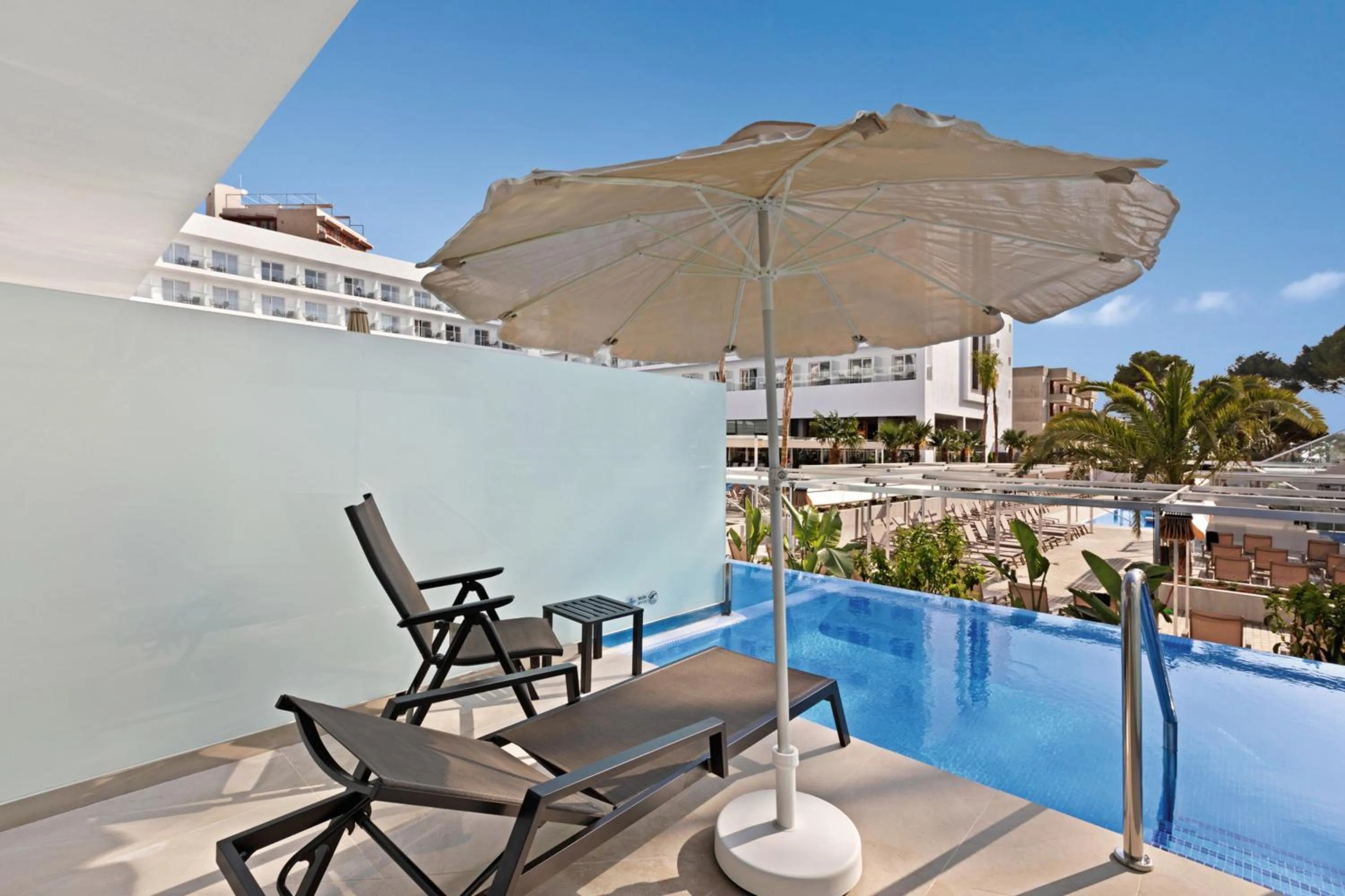 Balcony/Terrace in Hotel Riu Playa Park - 0'0 All Inclusive