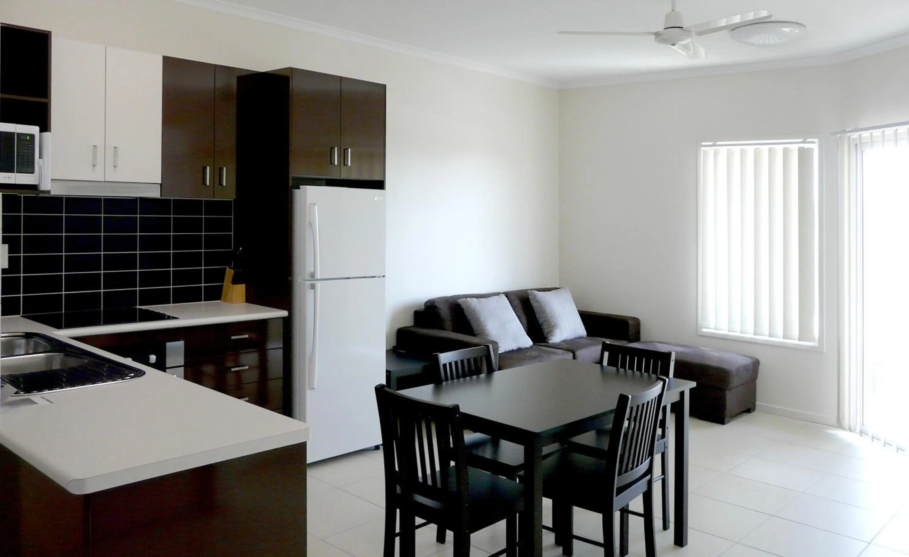 Living room in Monterey Apartments Moranbah