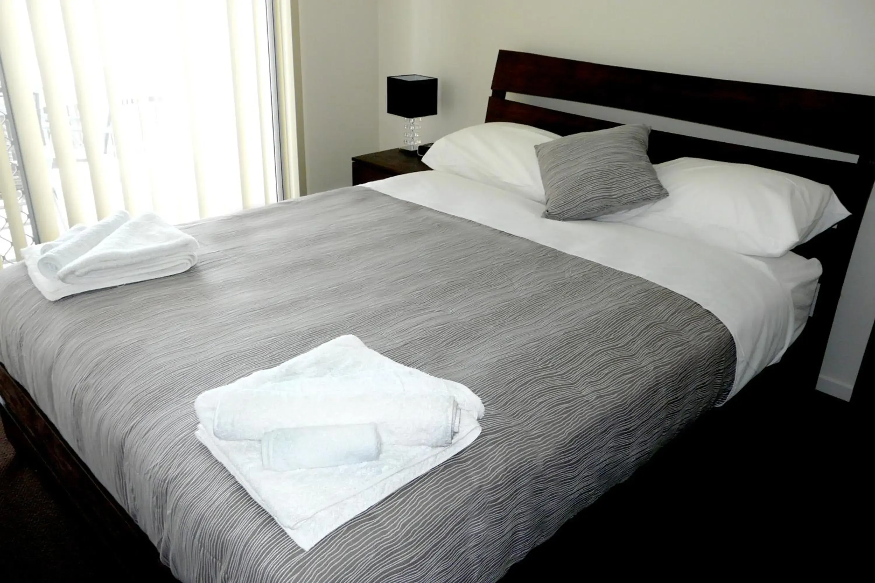 Bedroom, Bed in Monterey Apartments Moranbah Bedroom, Bed in Monterey Apartments Moranbah