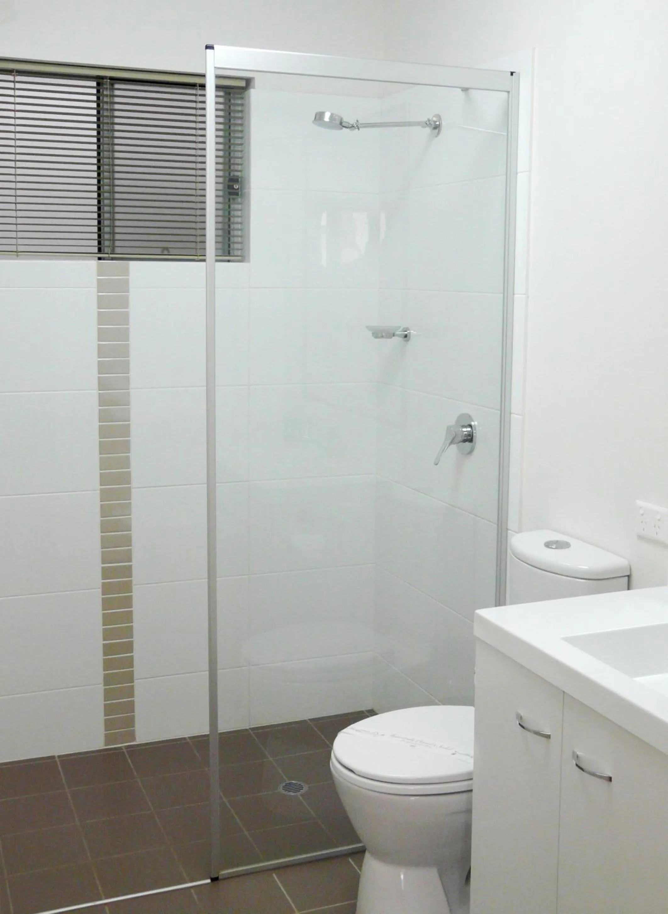 Shower in Monterey Apartments Moranbah