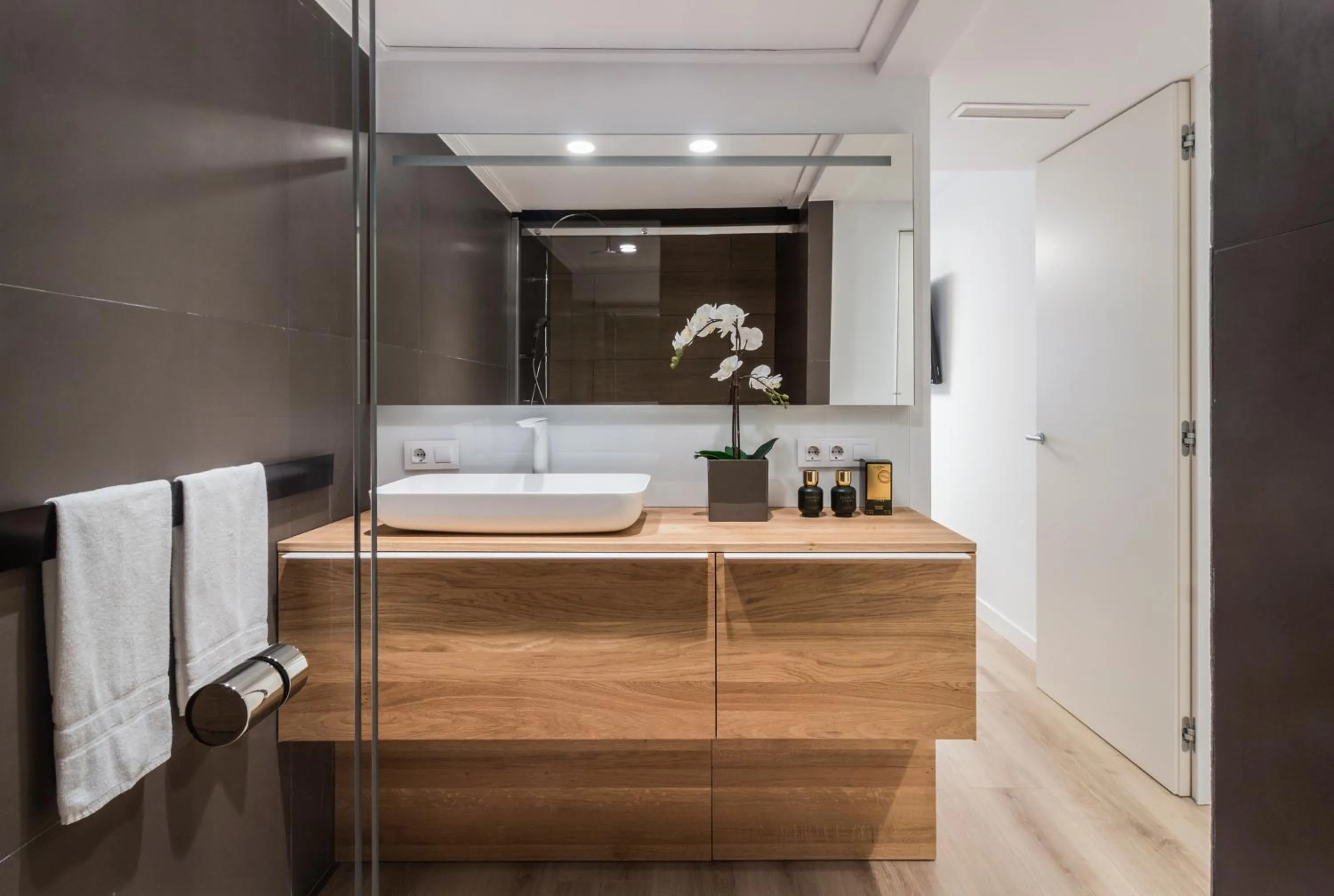 Bathroom, Bed in Cabrera Flat Denia