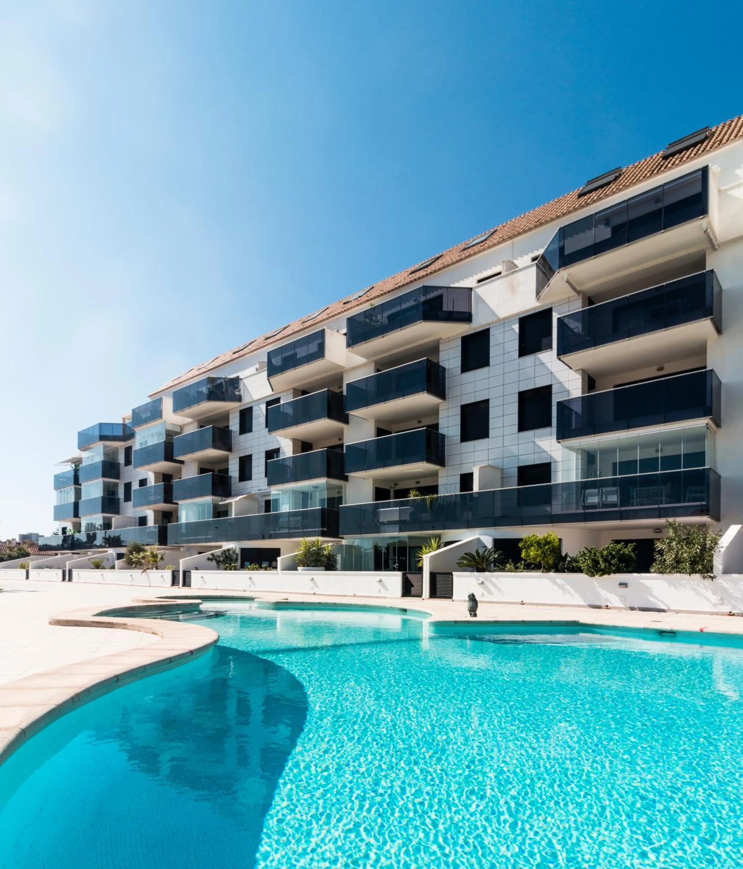 Pool view in Cabrera Flat Denia