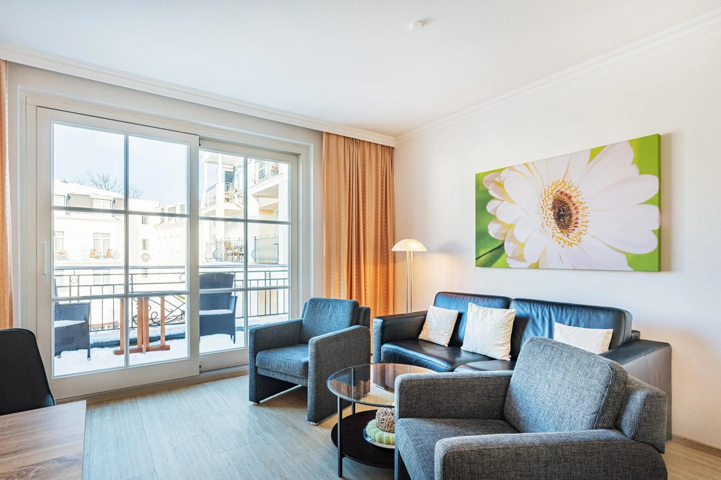 Living room in SEETELHOTEL Ostseeresidenz Heringsdorf