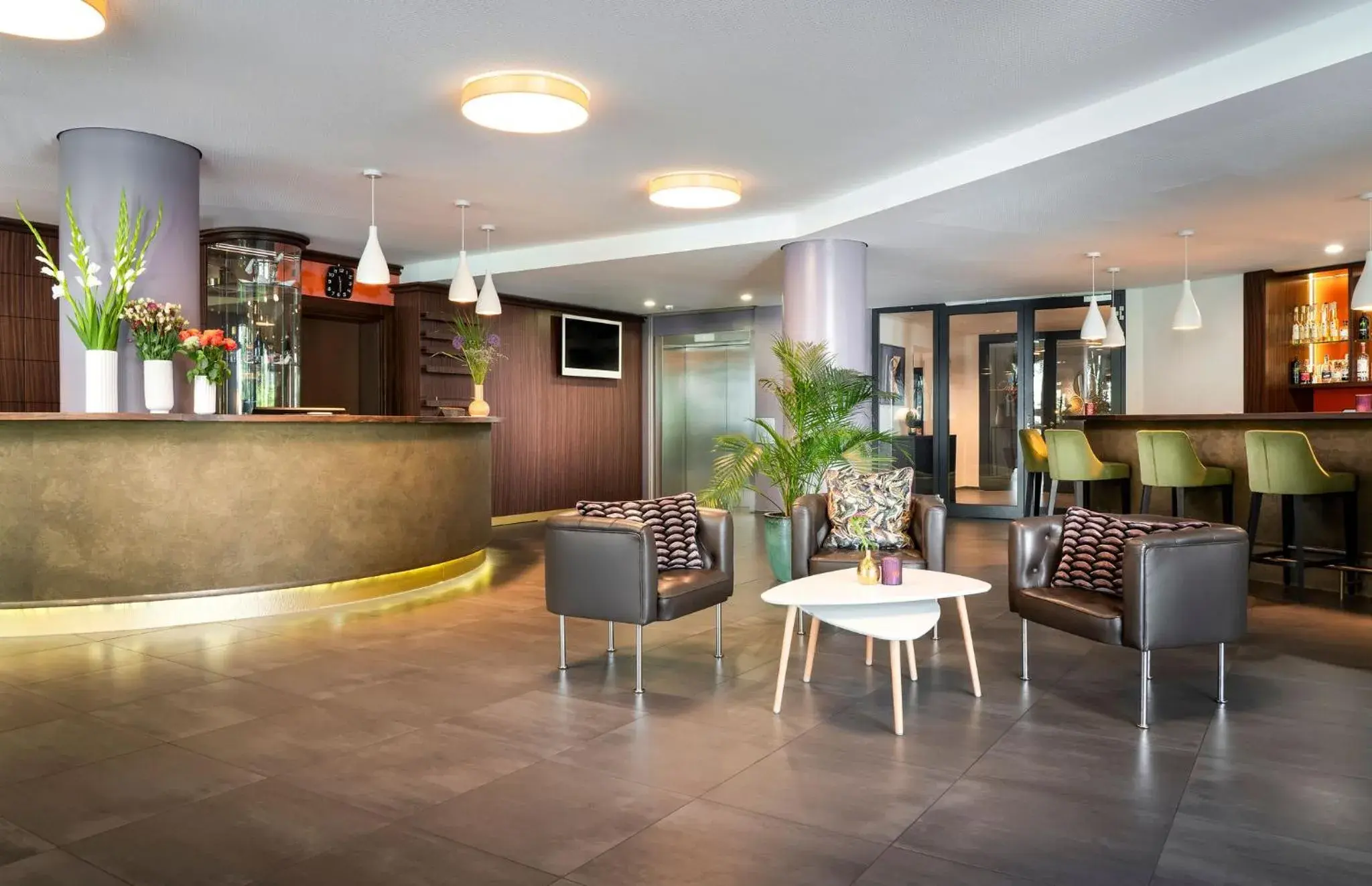 Lobby or reception in Stadthotel am Römerturm Lobby or reception in Stadthotel am Römerturm