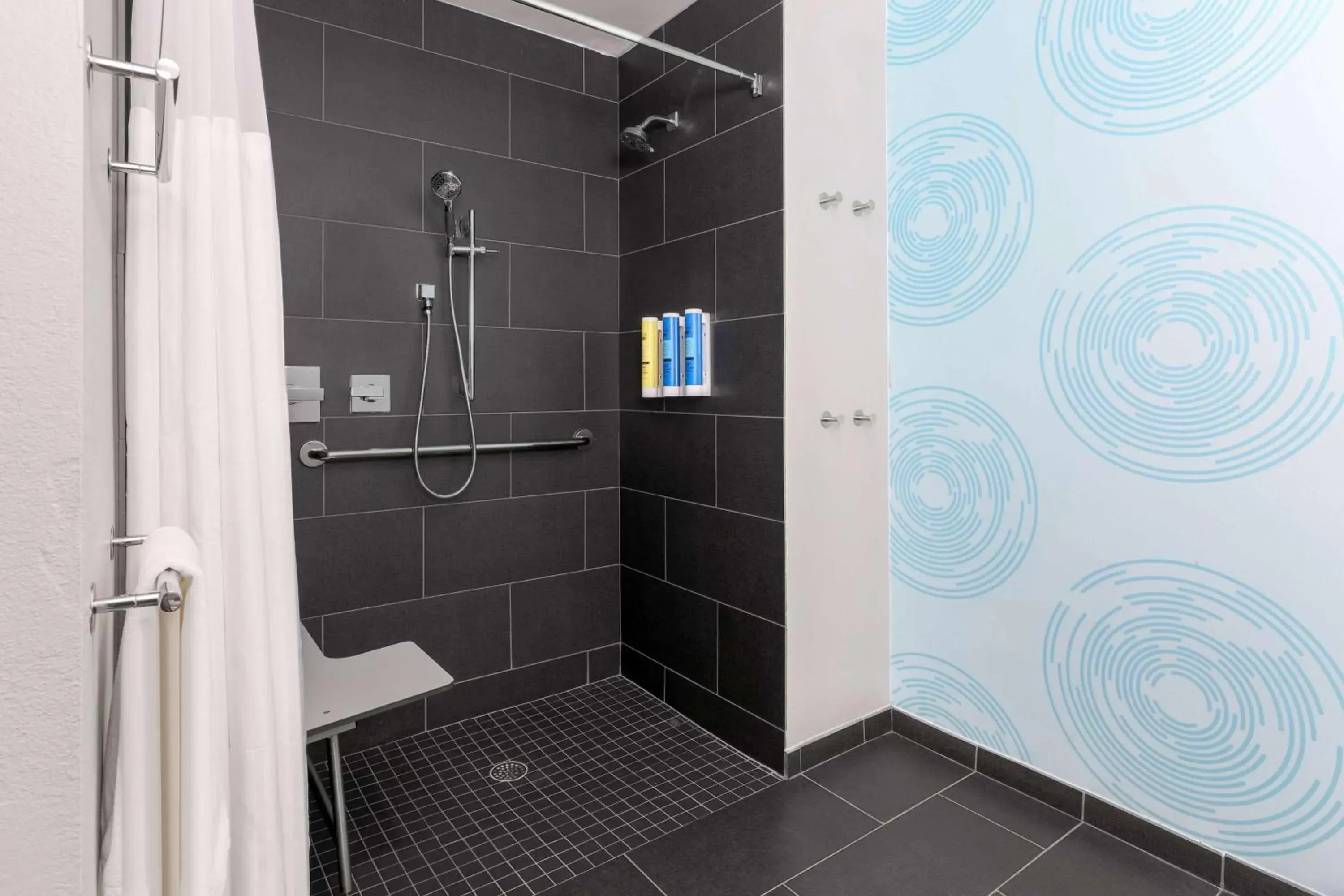 Bathroom in Tru By Hilton Dallas Market Center Bathroom in Tru By Hilton Dallas Market Center