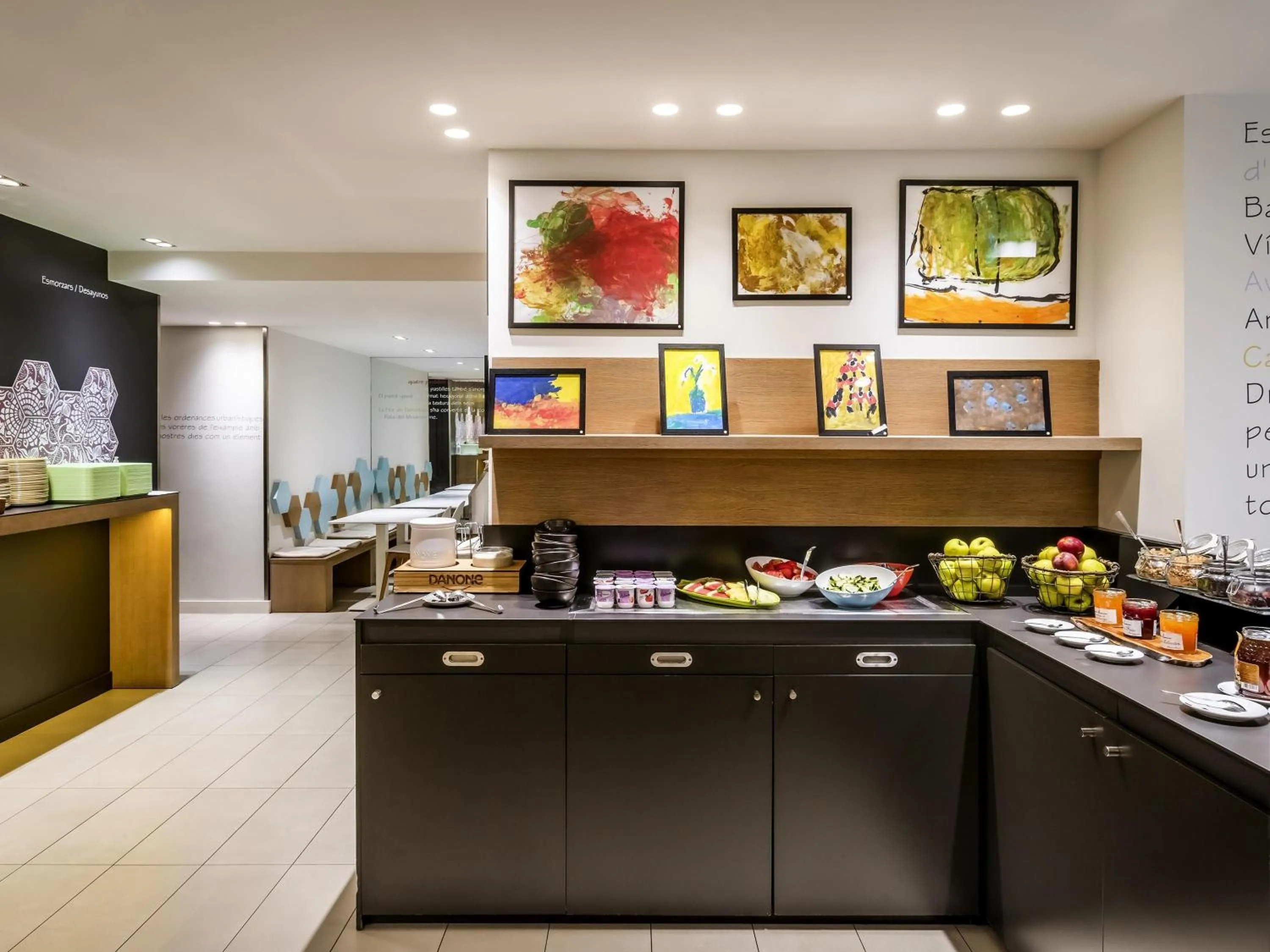 Breakfast in ibis Styles Barcelona Centre