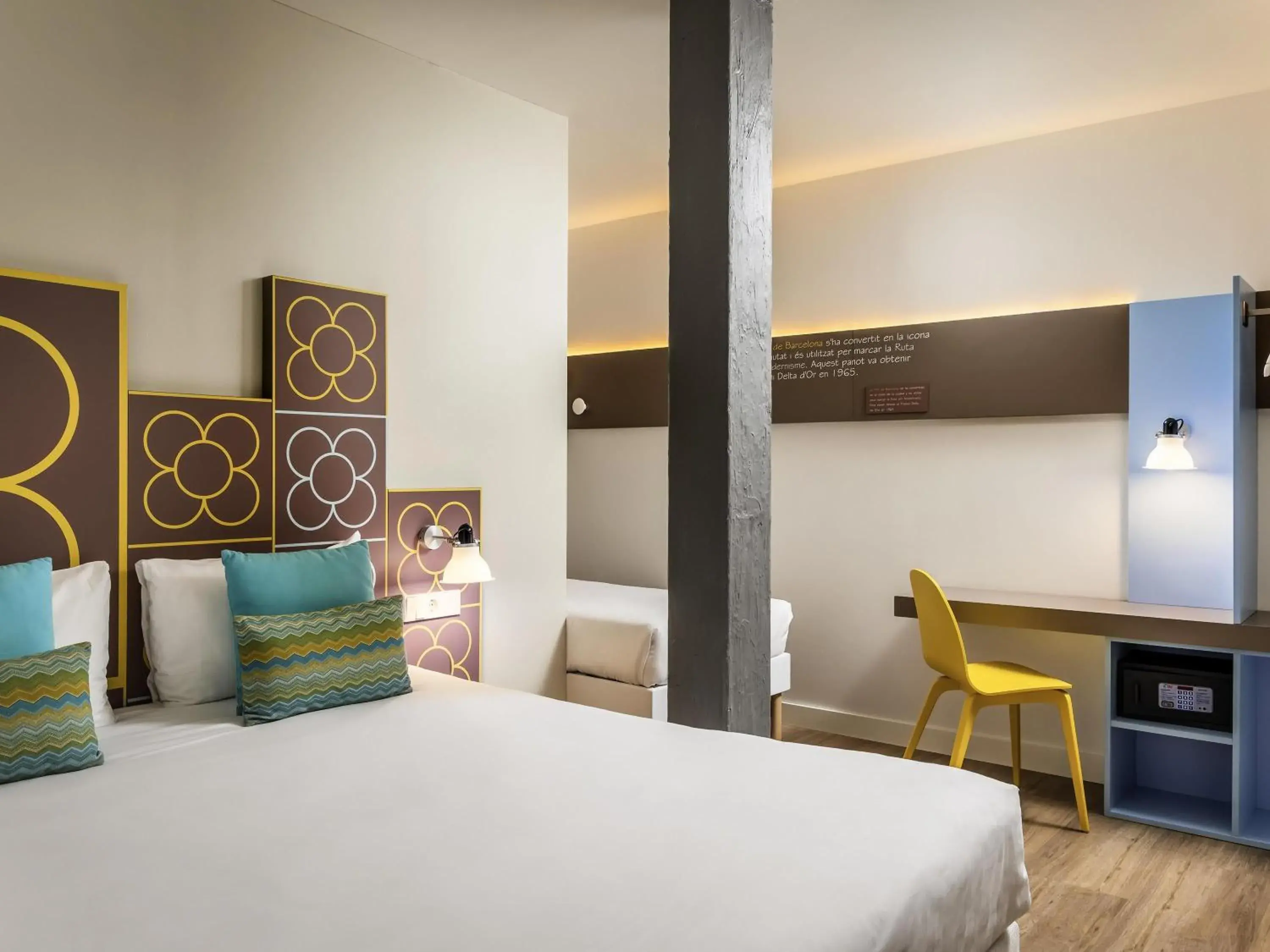 Bedroom, Bed in ibis Styles Barcelona Centre Bedroom, Bed in ibis Styles Barcelona Centre