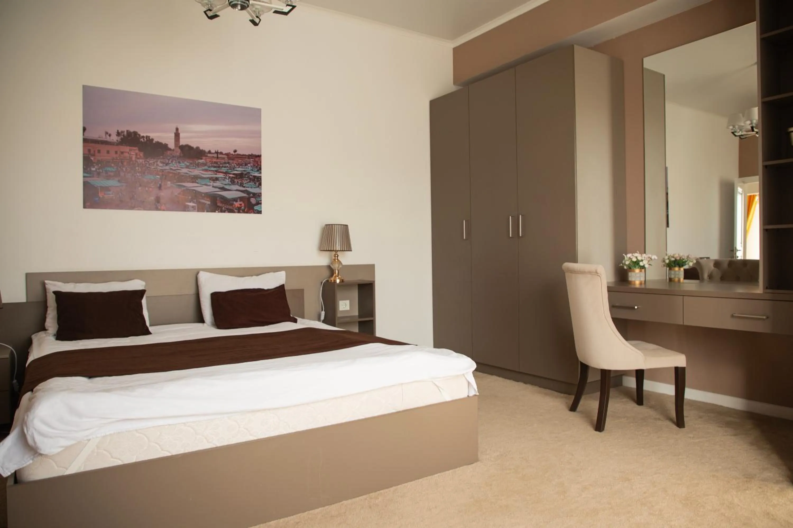 Bed in Casablanca Apart Hotel