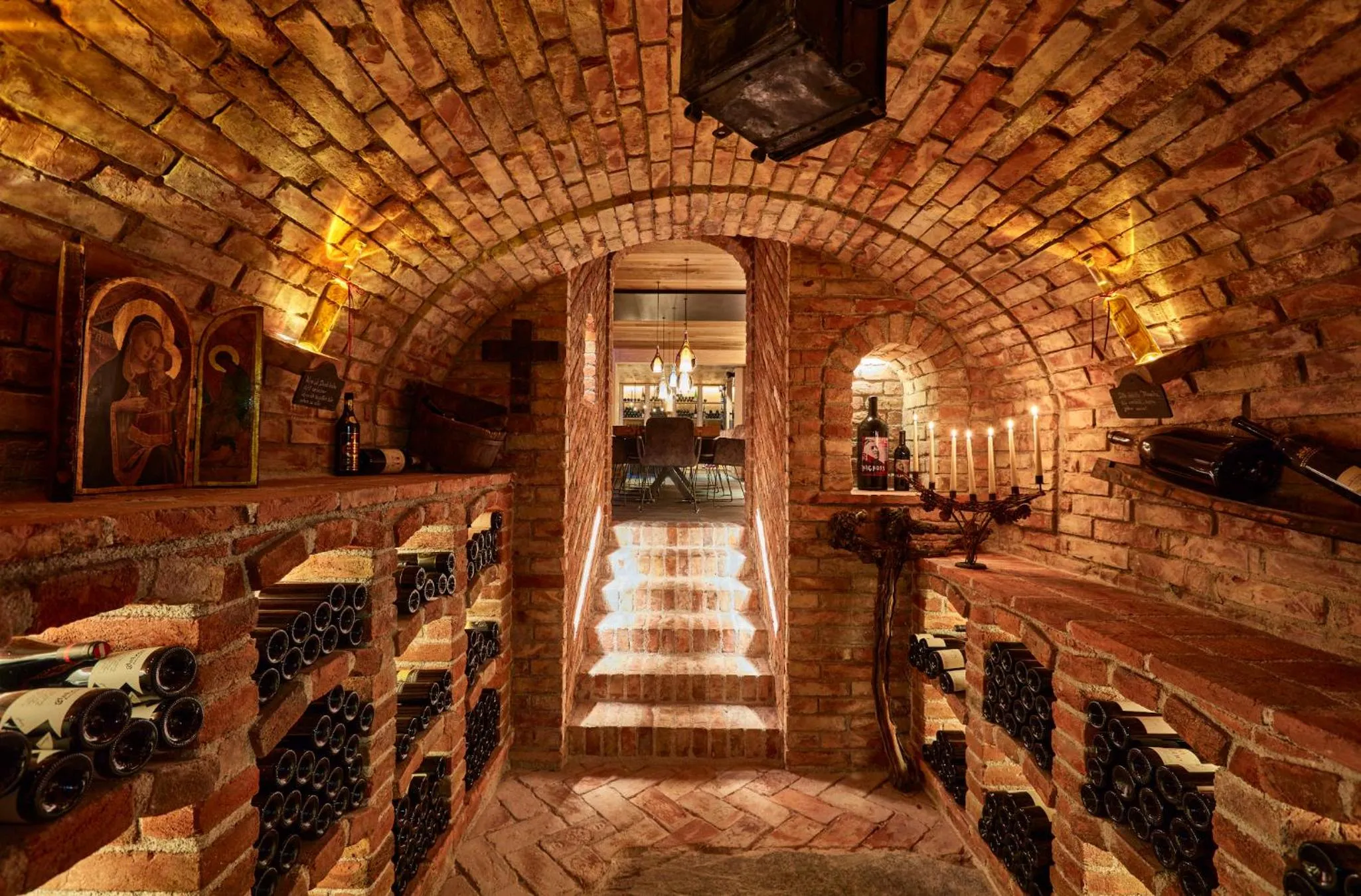 Decorative detail in Hotel Alpina