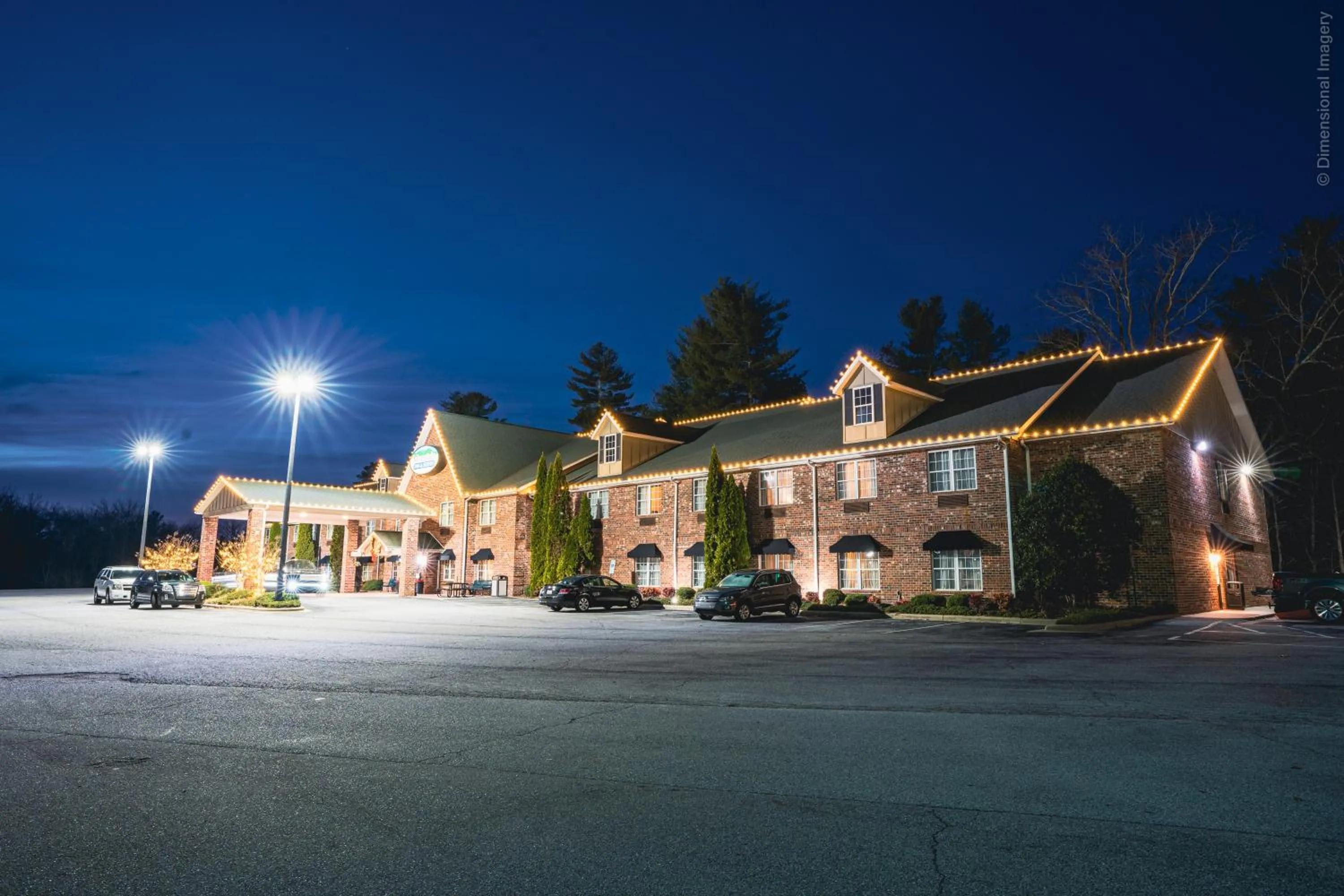 Property building in Mountain Inn & Suites Flat Rock