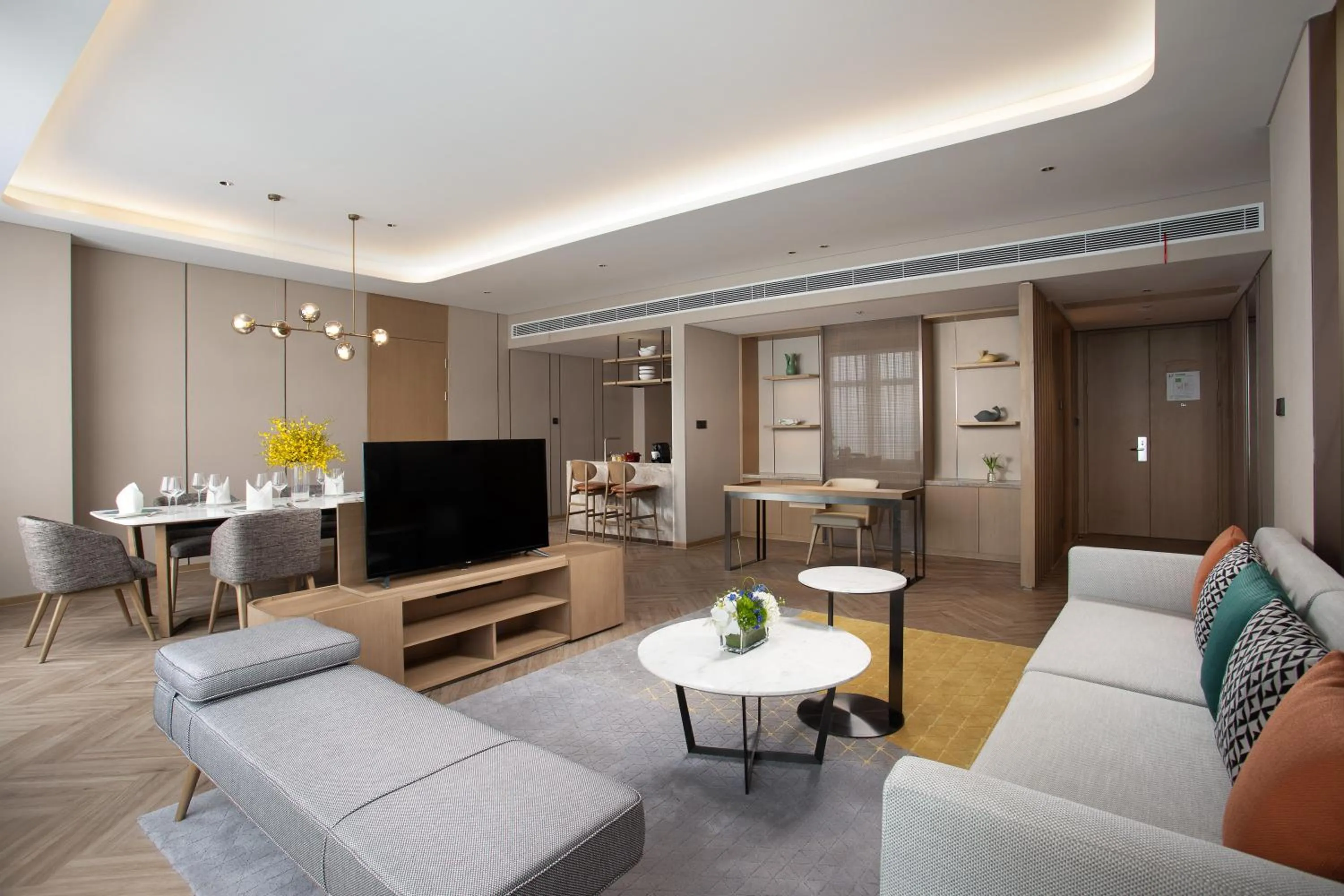 Decorative detail in Holiday Inn Wuxi Central Station by IHG