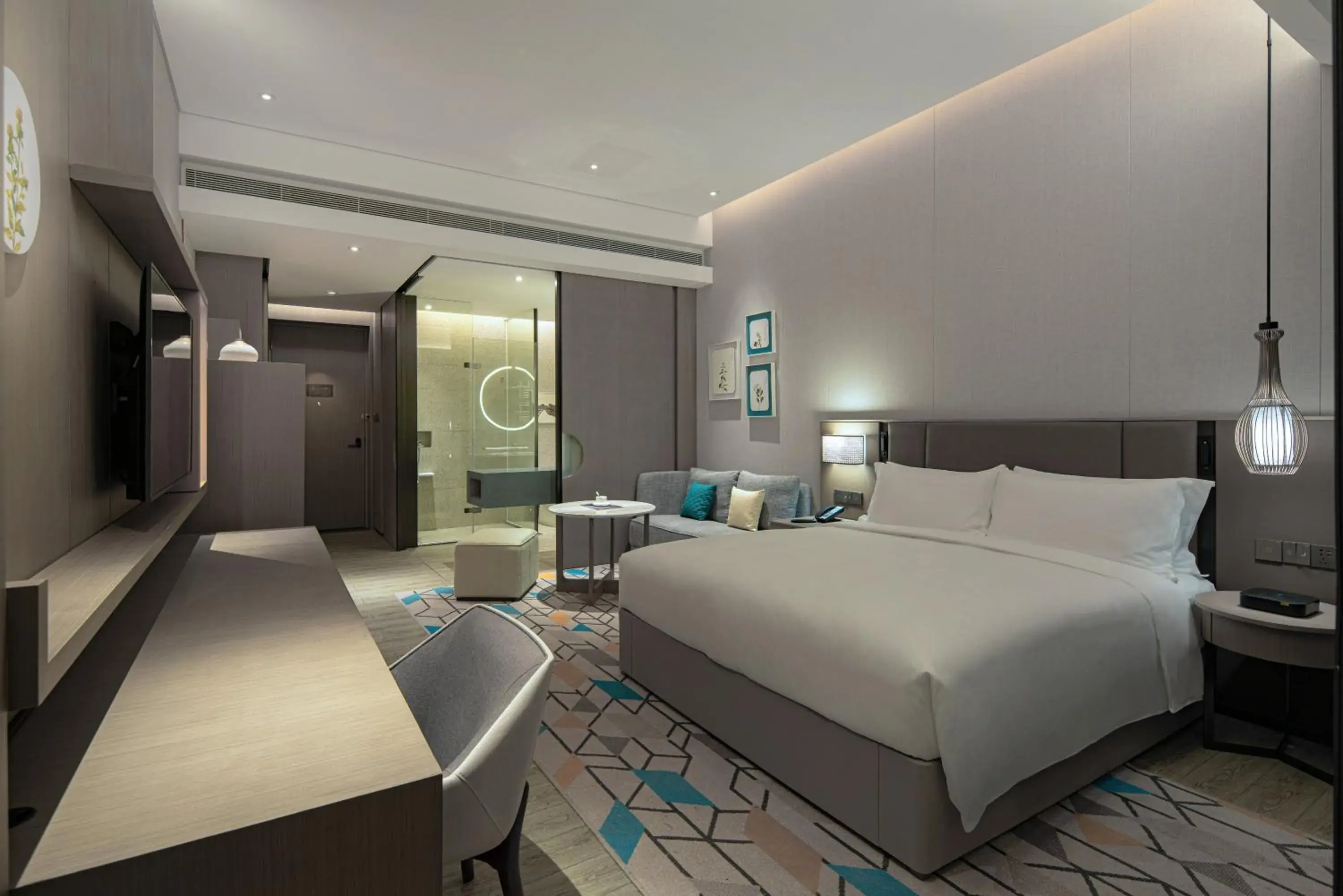 Bed in Holiday Inn Resort Maoshan Hot-Spring by IHG Bed in Holiday Inn Resort Maoshan Hot-Spring by IHG