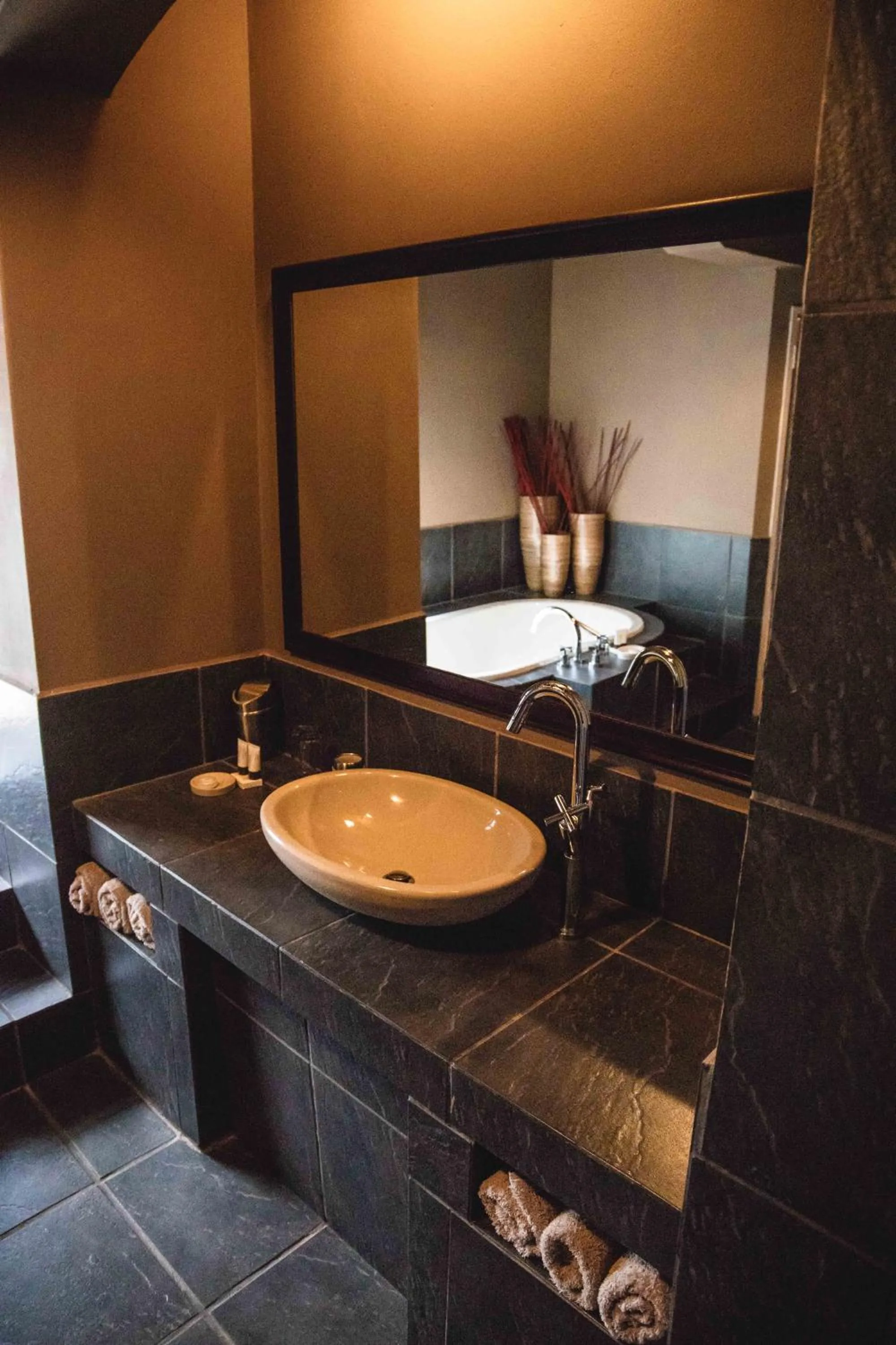 Bathroom in Bass Lake Country Lodge