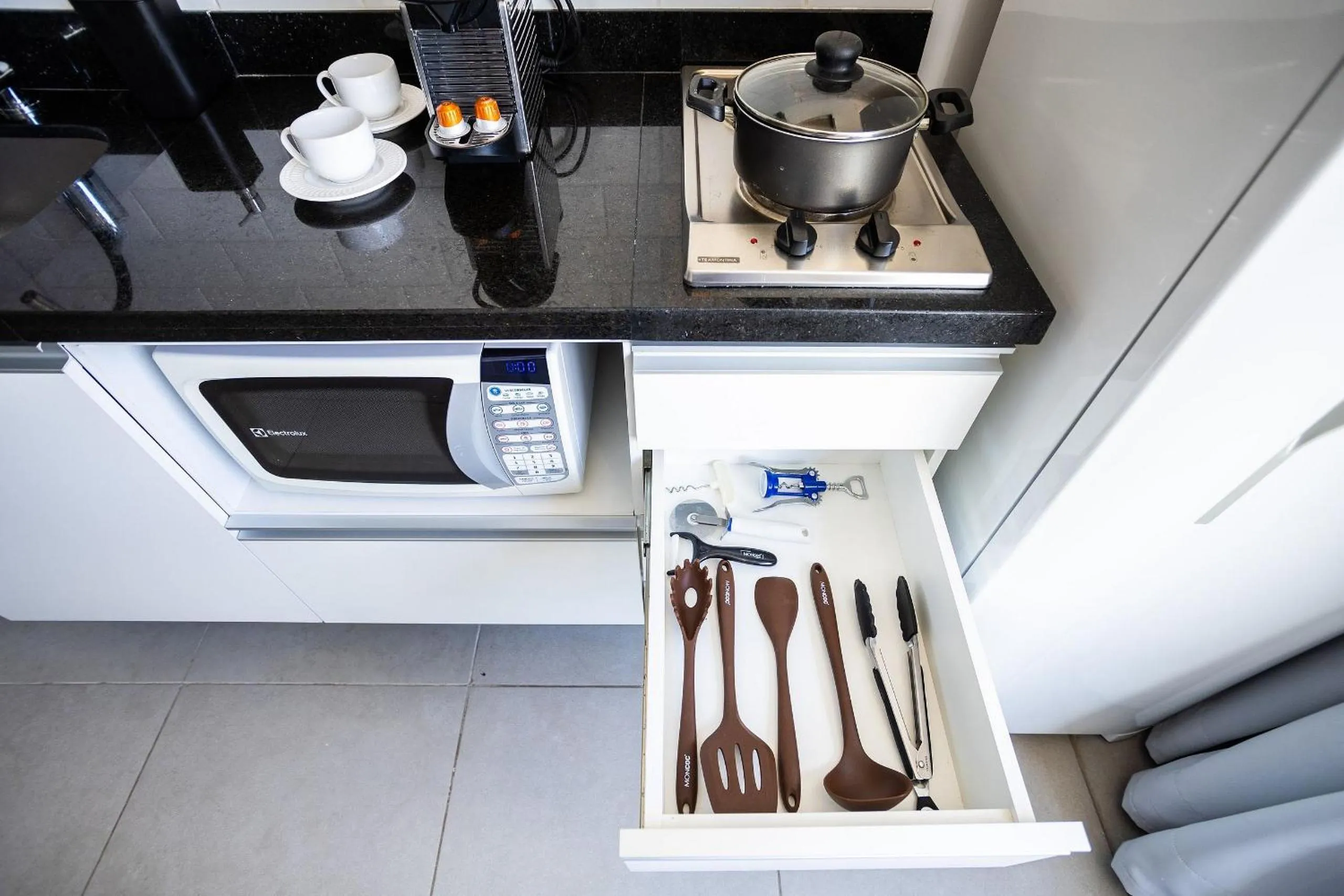 Kitchen or kitchenette in VN Casa do Ator