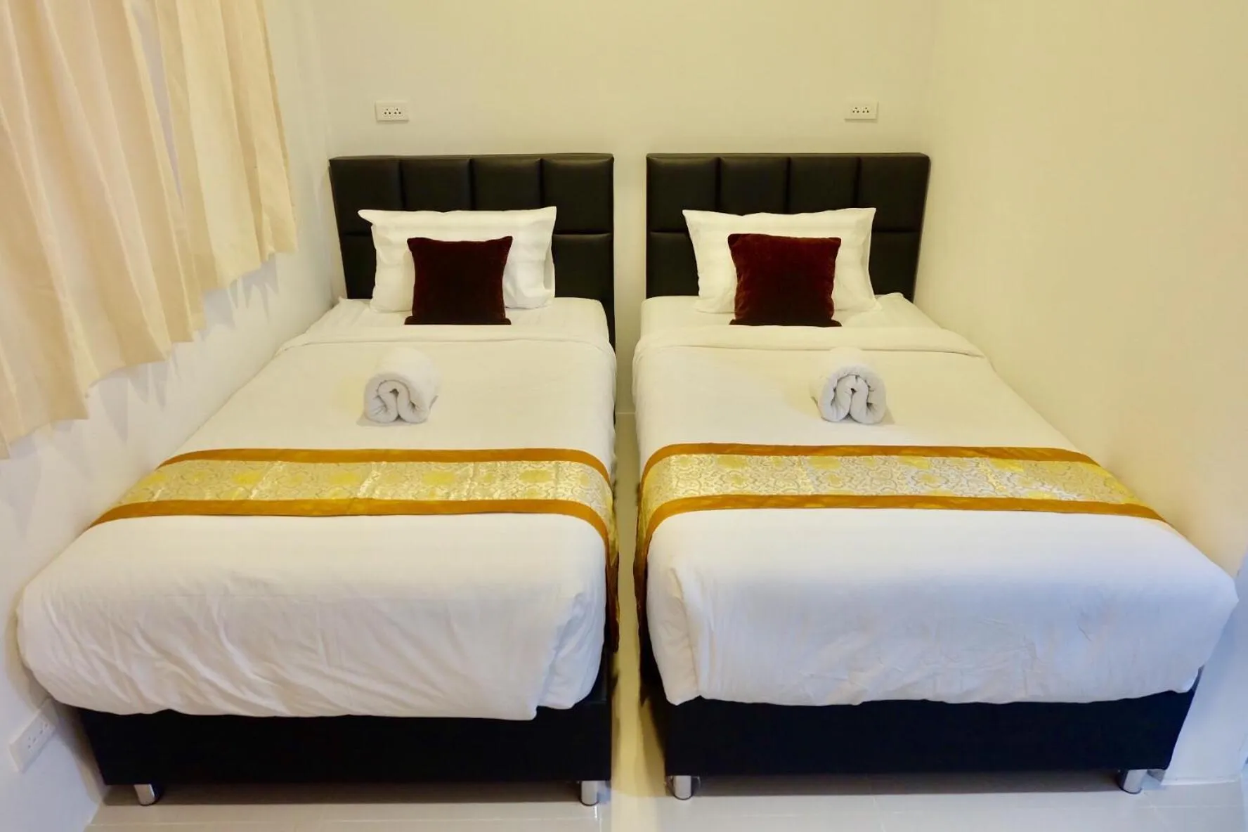 Bed in Vamin Resort Chiangkhan Loei วามินทร์รีสอร์ท เชียงคาน เลย