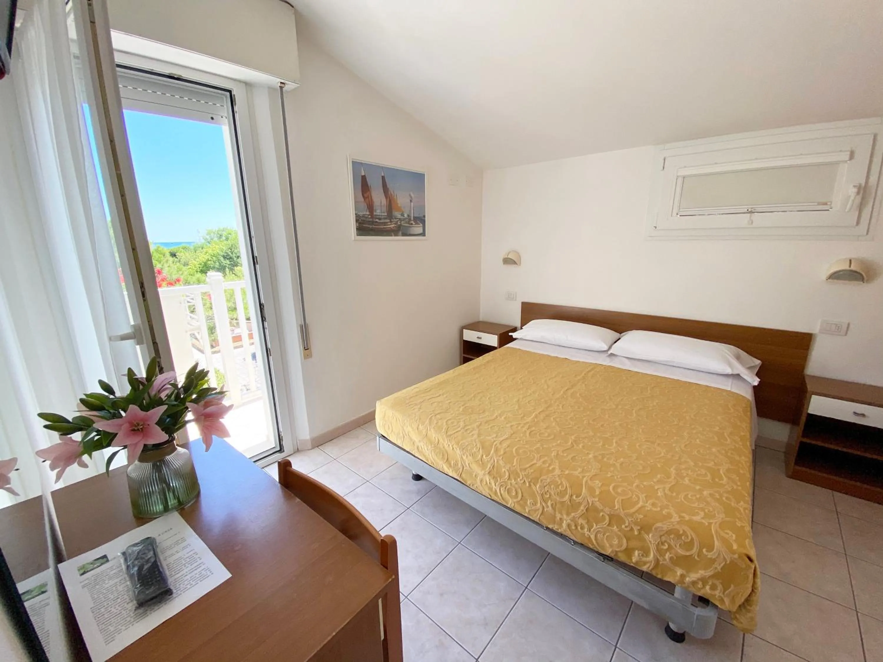 Bed in Albergo Villa Aida