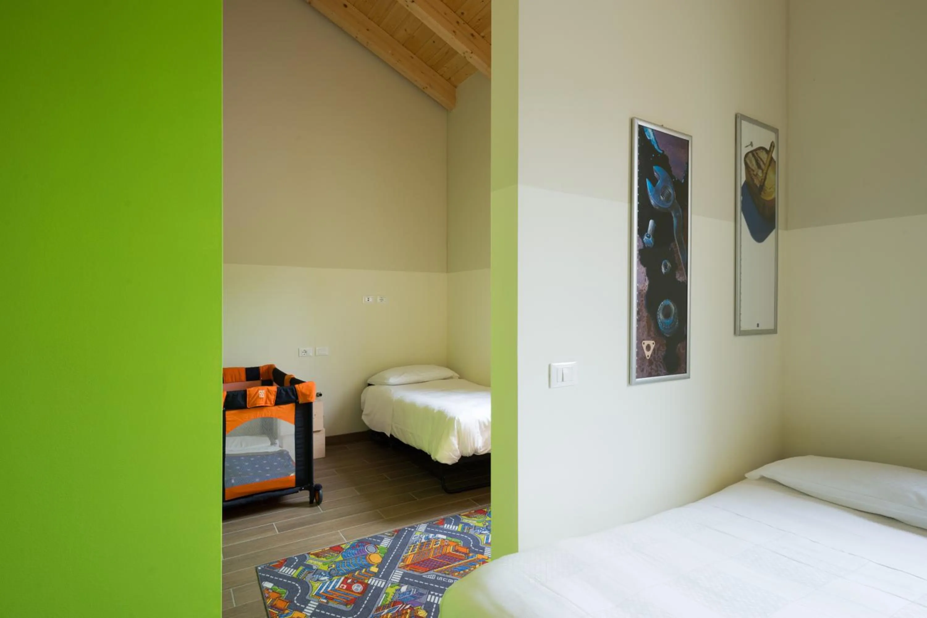 Bed in Hotel Marelet