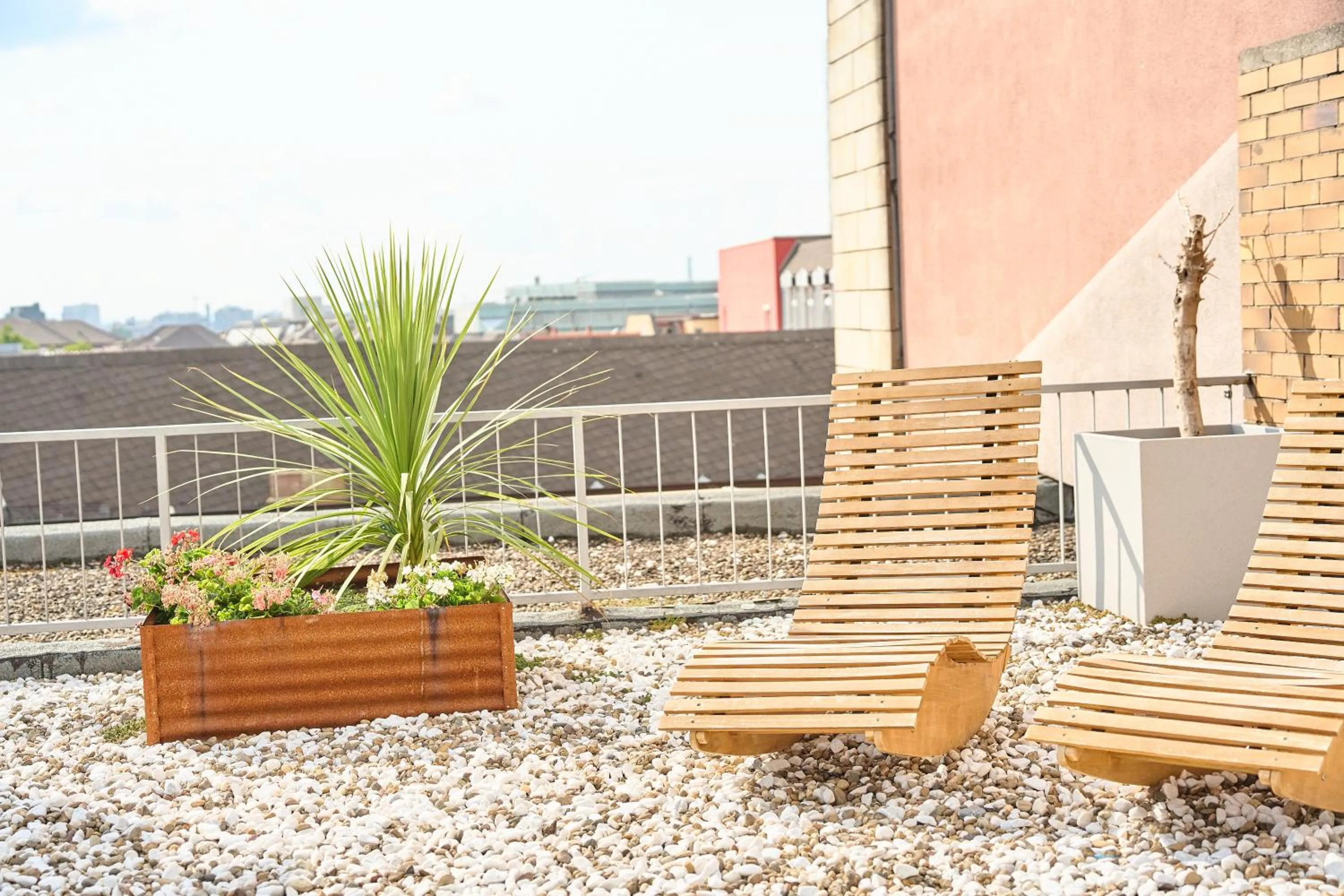 Balcony/Terrace in eXo Boutique Hotel Mannheim - by SuperFly Hotels