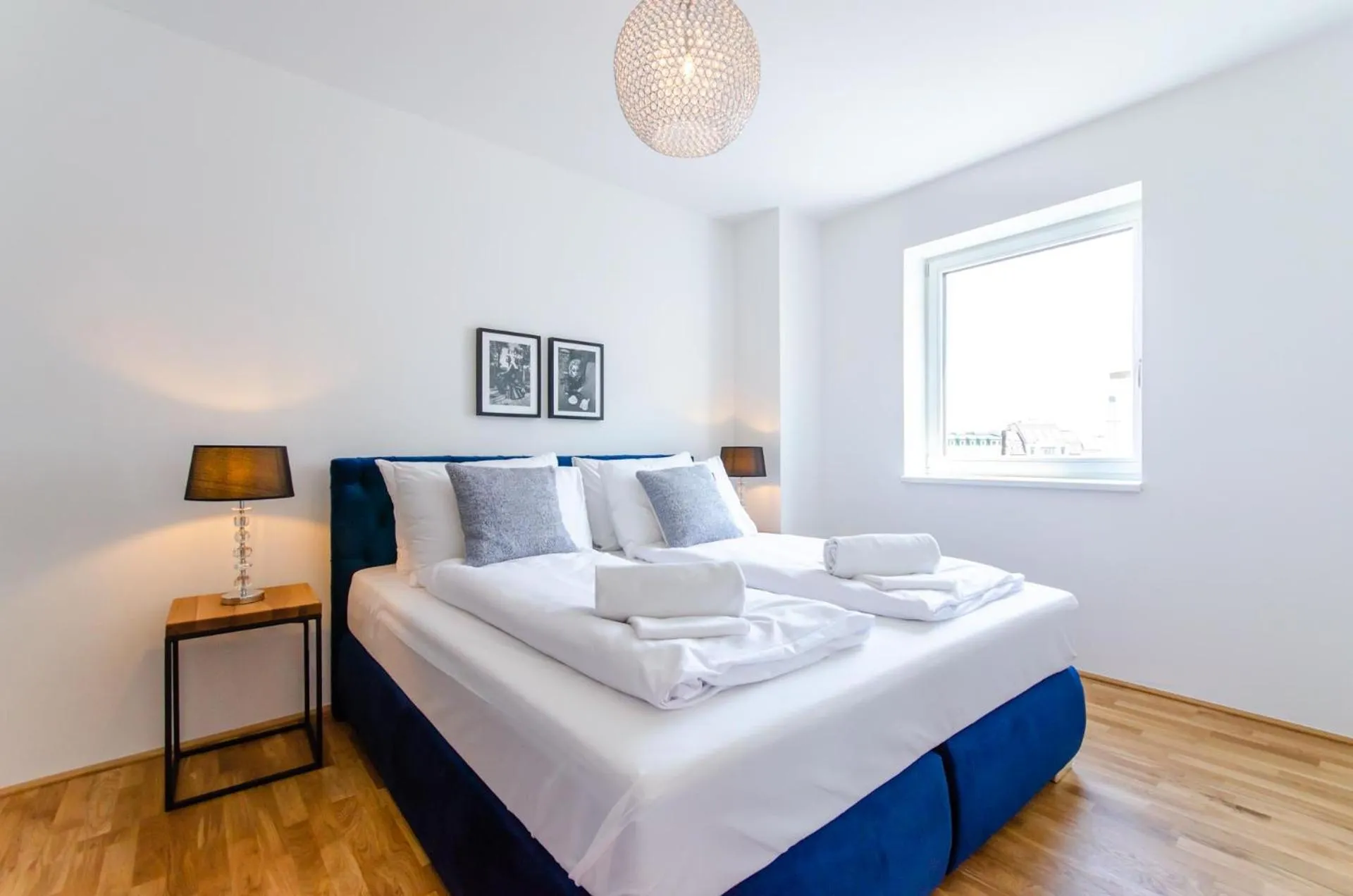 Bed in Grand Quarters City Residence