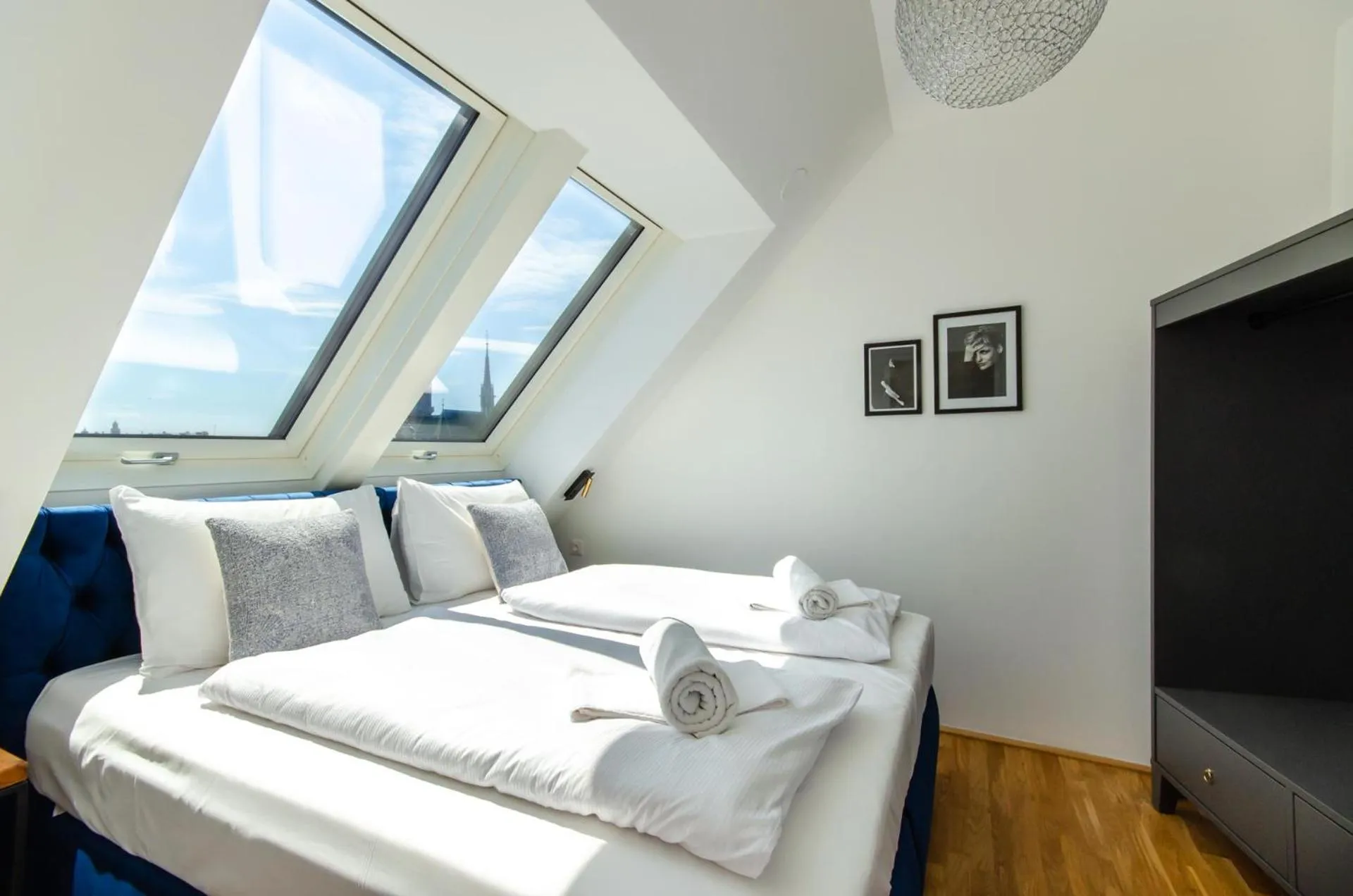 Bed in Grand Quarters City Residence