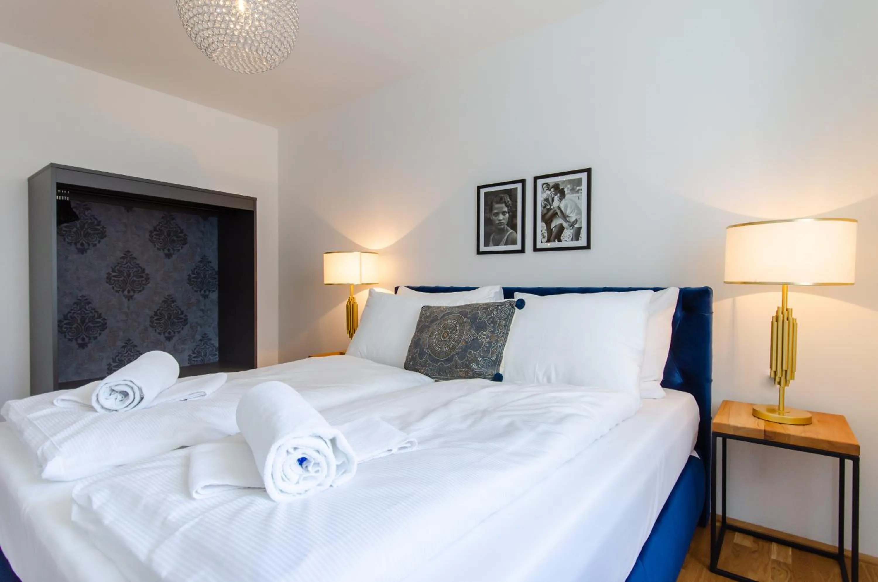 Bed in Grand Quarters City Residence