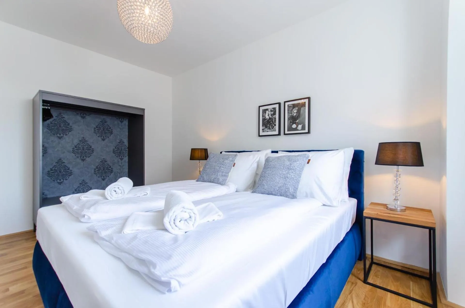 Bed in Grand Quarters City Residence