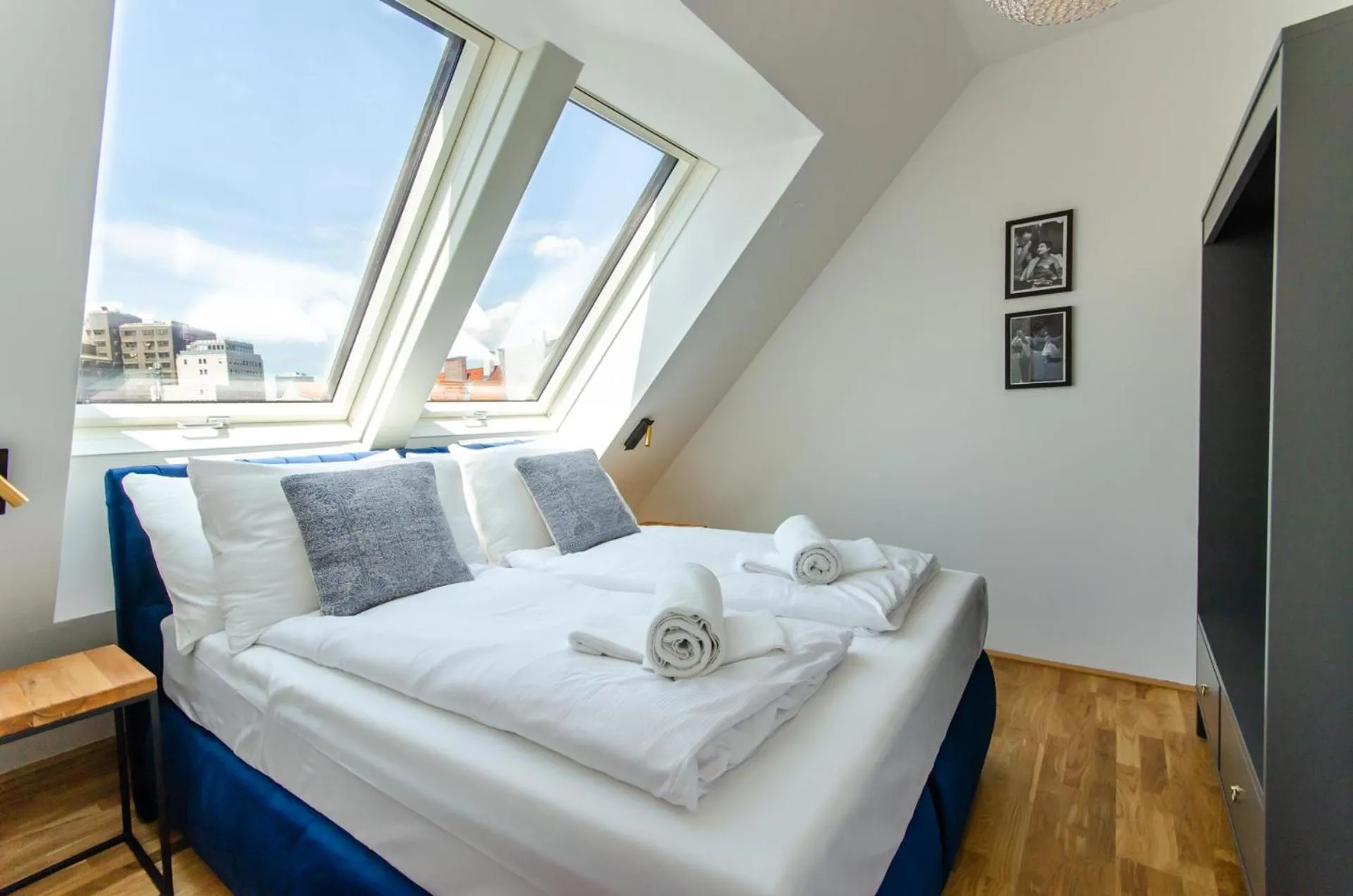 Bed in Grand Quarters City Residence