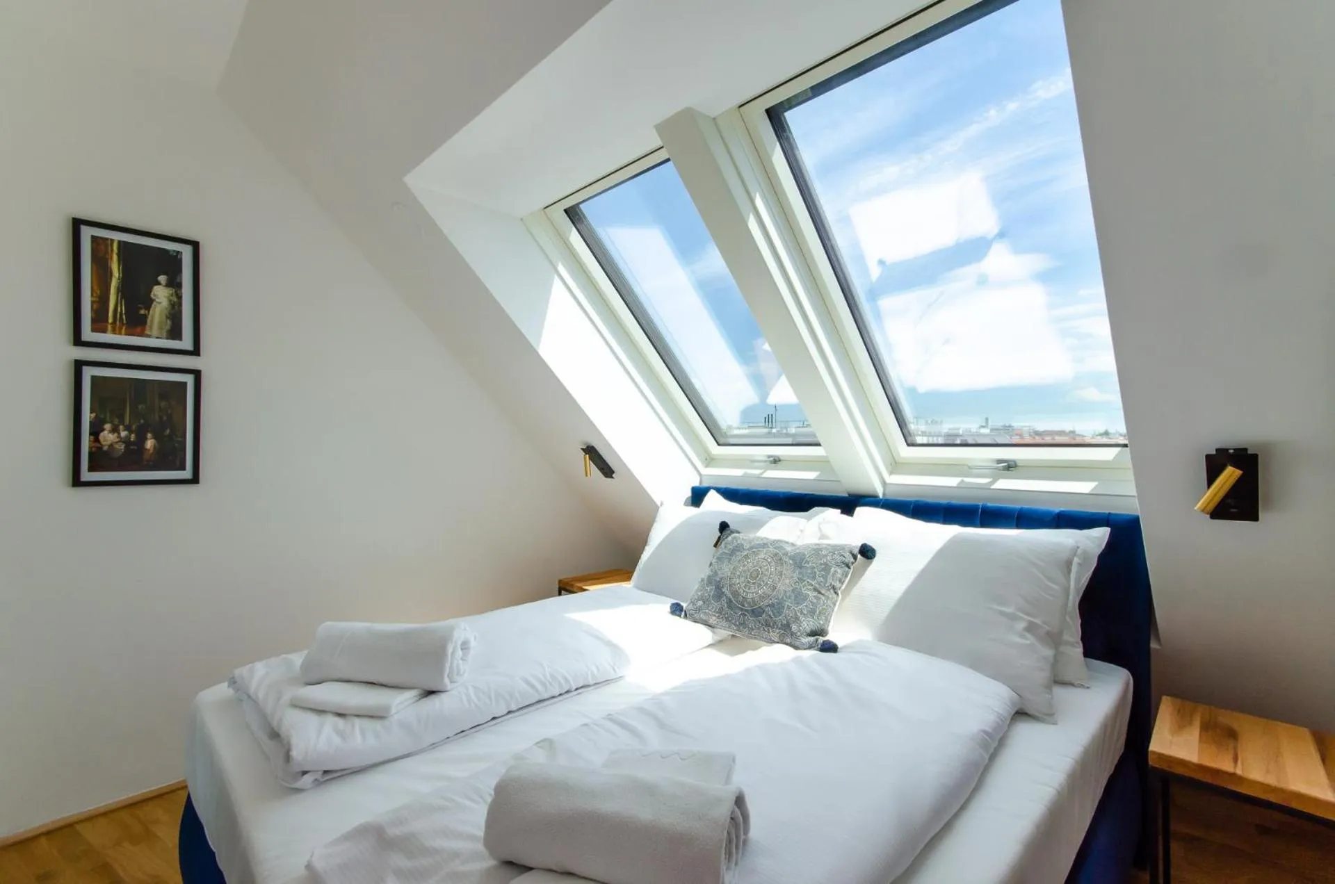 Bed in Grand Quarters City Residence