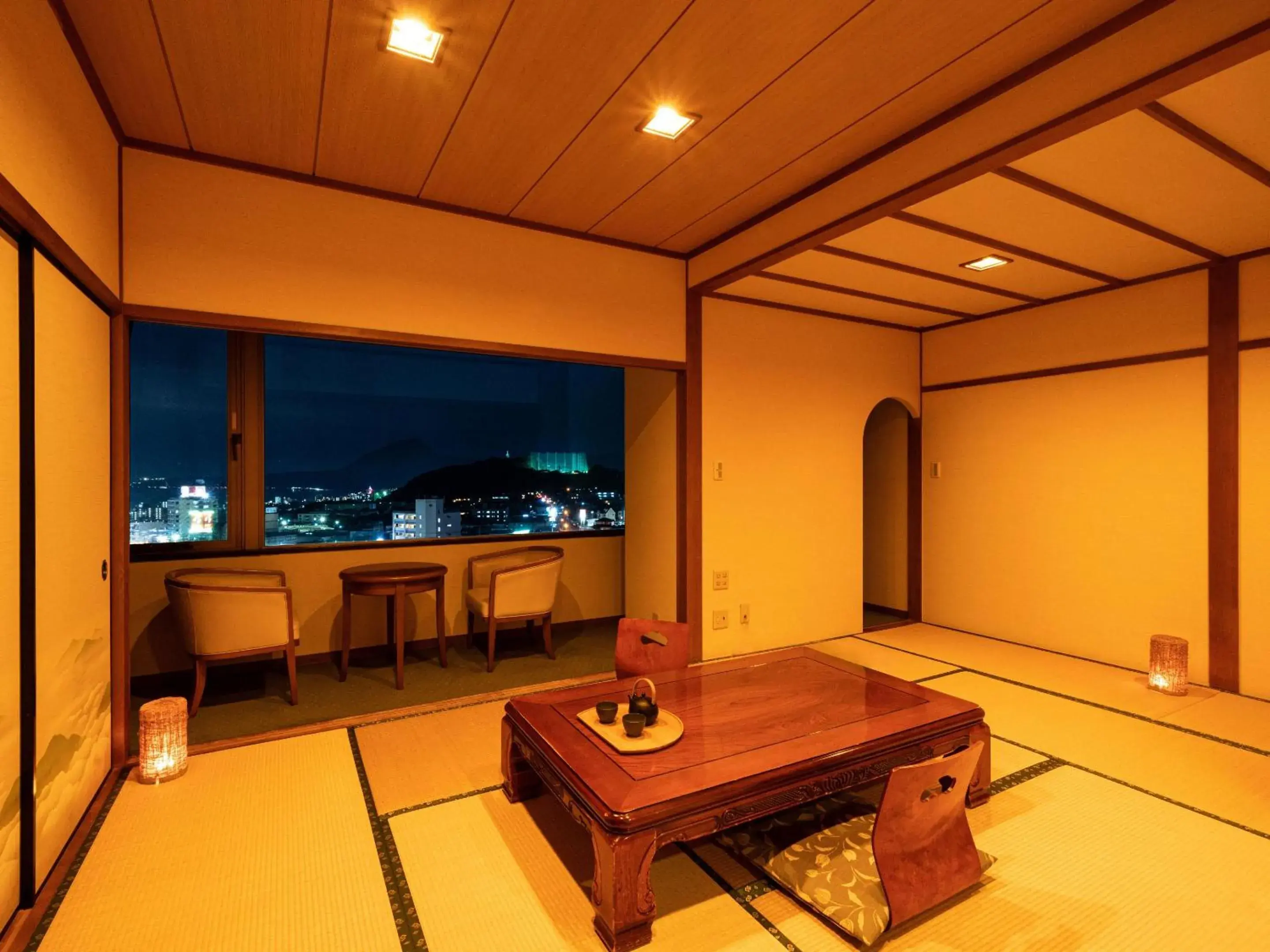 Standard Japanese-Style Room with Bathroom and Ocean View - single occupancy in Ooedo Onsen Monogatari Premium Hotel Fugetsu Standard Japanese-Style Room with Bathroom and Ocean View - single occupancy in Ooedo Onsen Monogatari Premium Hotel Fugetsu