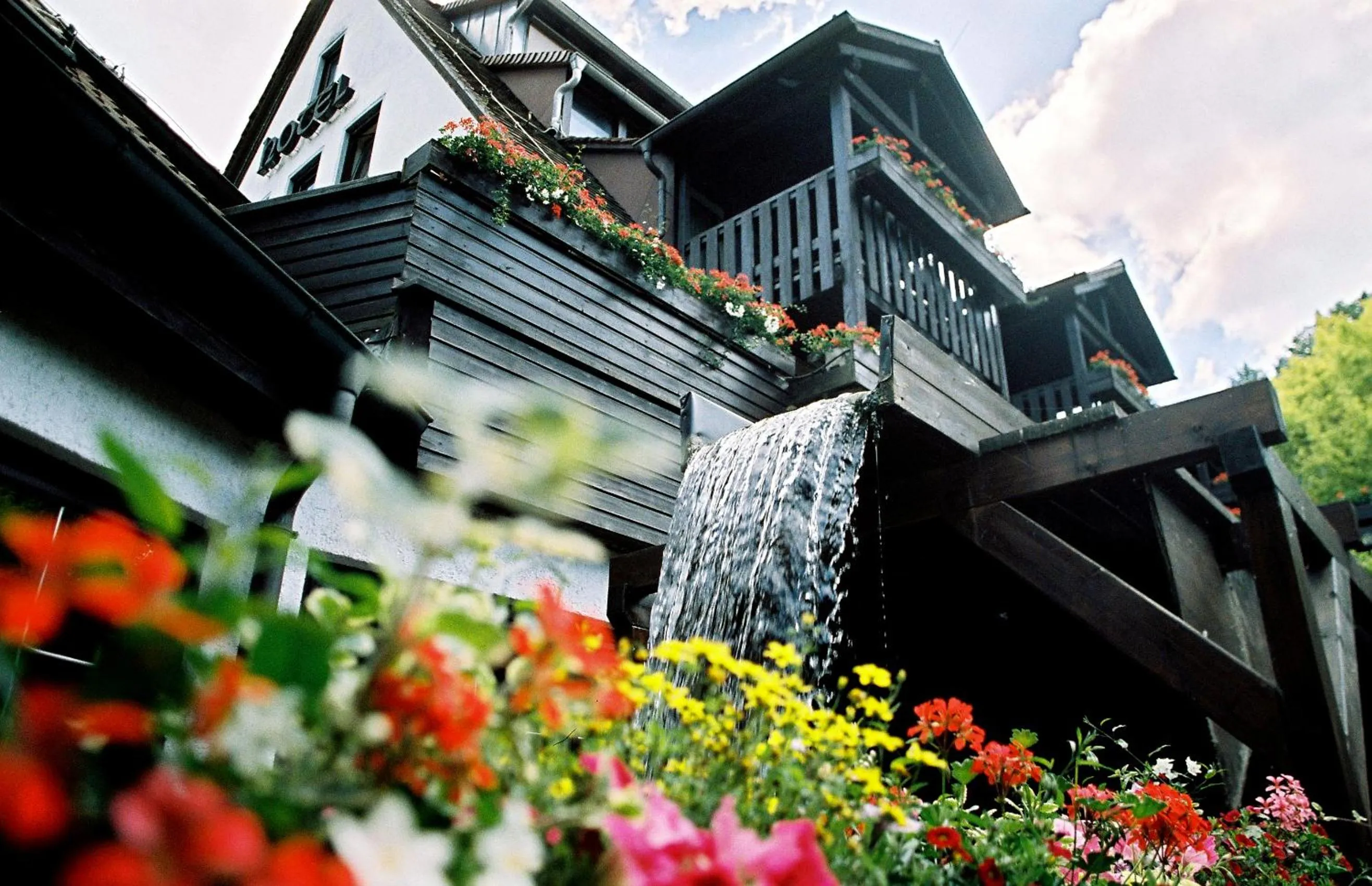 Balcony/Terrace in Hotel Kainsbacher Mühle